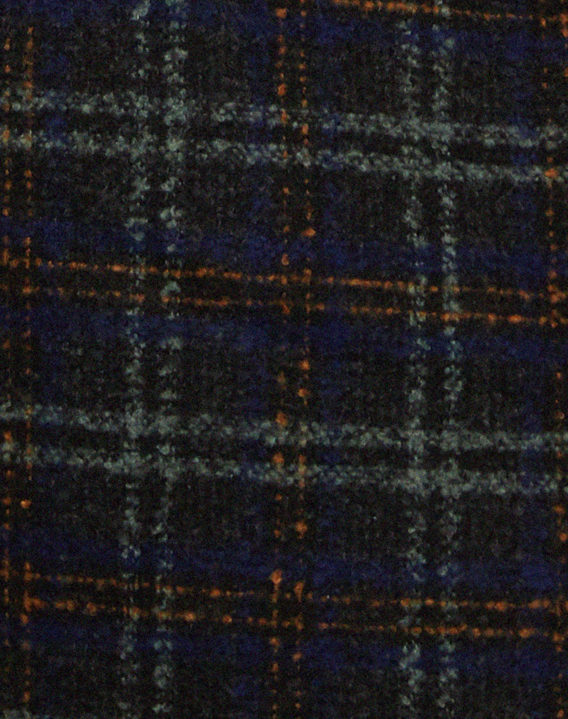 Orlova Coat in Check Navy Black and Brown - Image 6