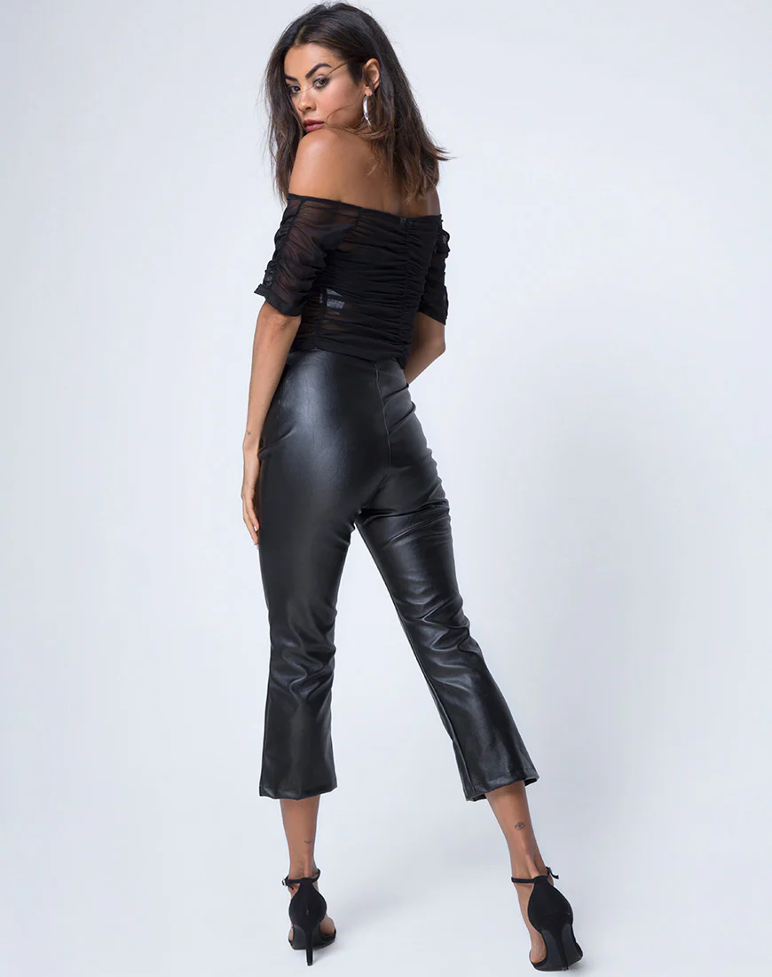 Osta Off The Shoulder Top in Black - Image 4