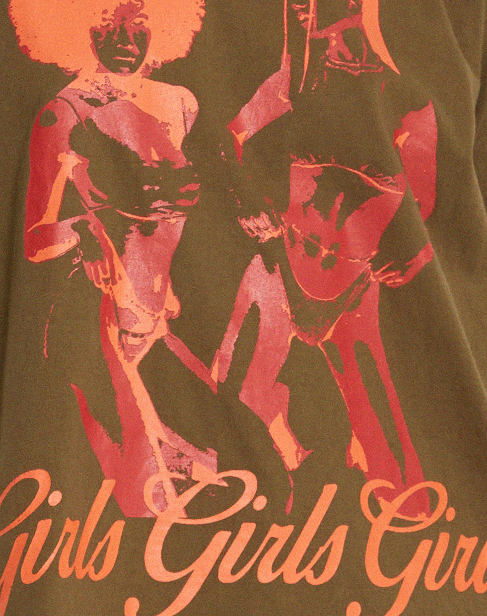 Oversize Basic Tee in Khaki Girls Girls Girls - Image 5