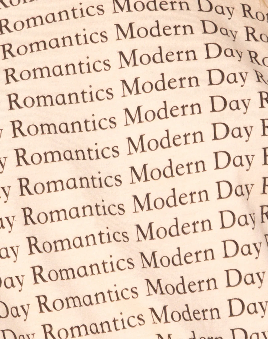 Oversize Basic Tee in Modern Day Romantic - Image 6
