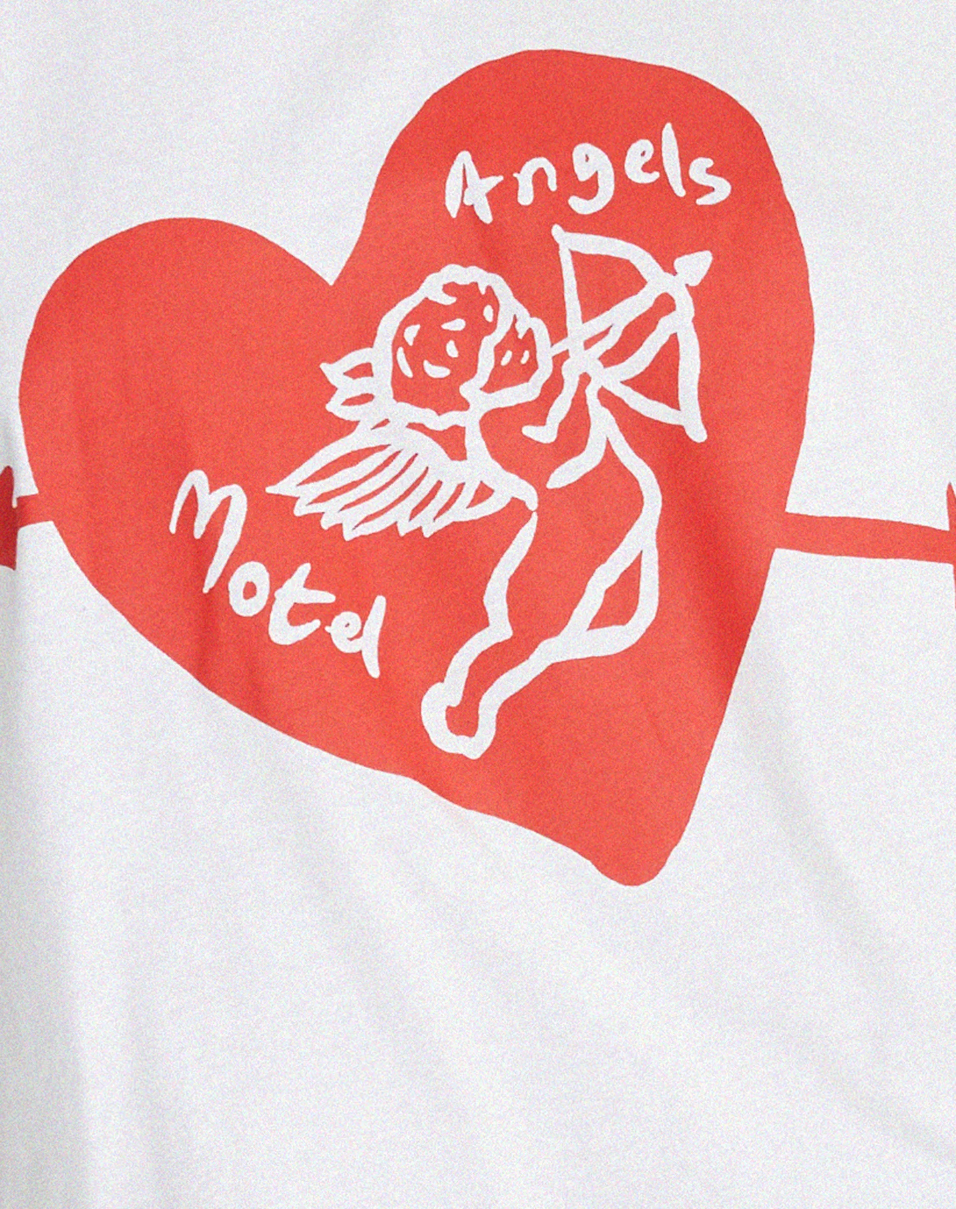 Oversize Basic Tee in White Motel Angel - Image 5