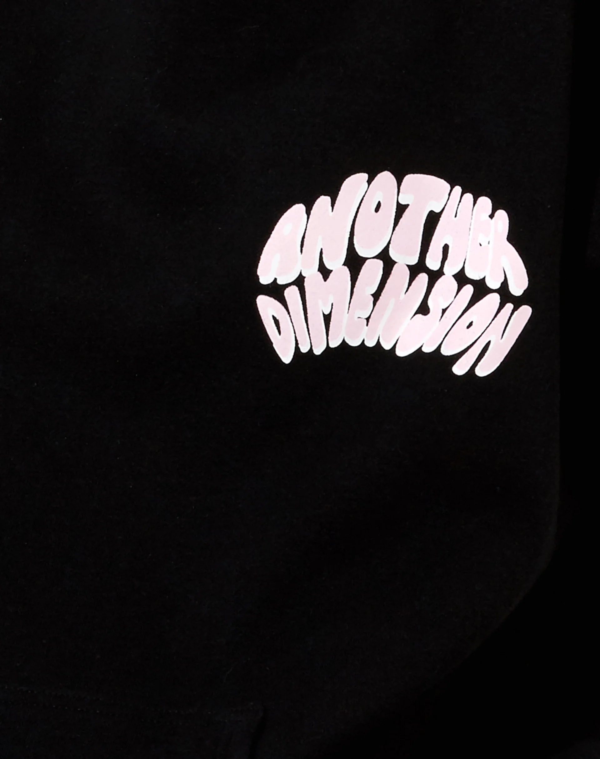 Oversize Hoodie in Black Another Dimension - Image 6