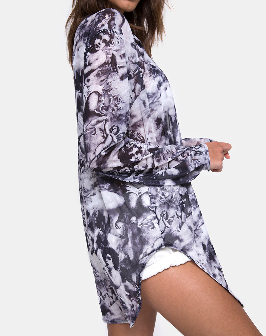 Oxford Shirt in Cherub Mesh - Image 5