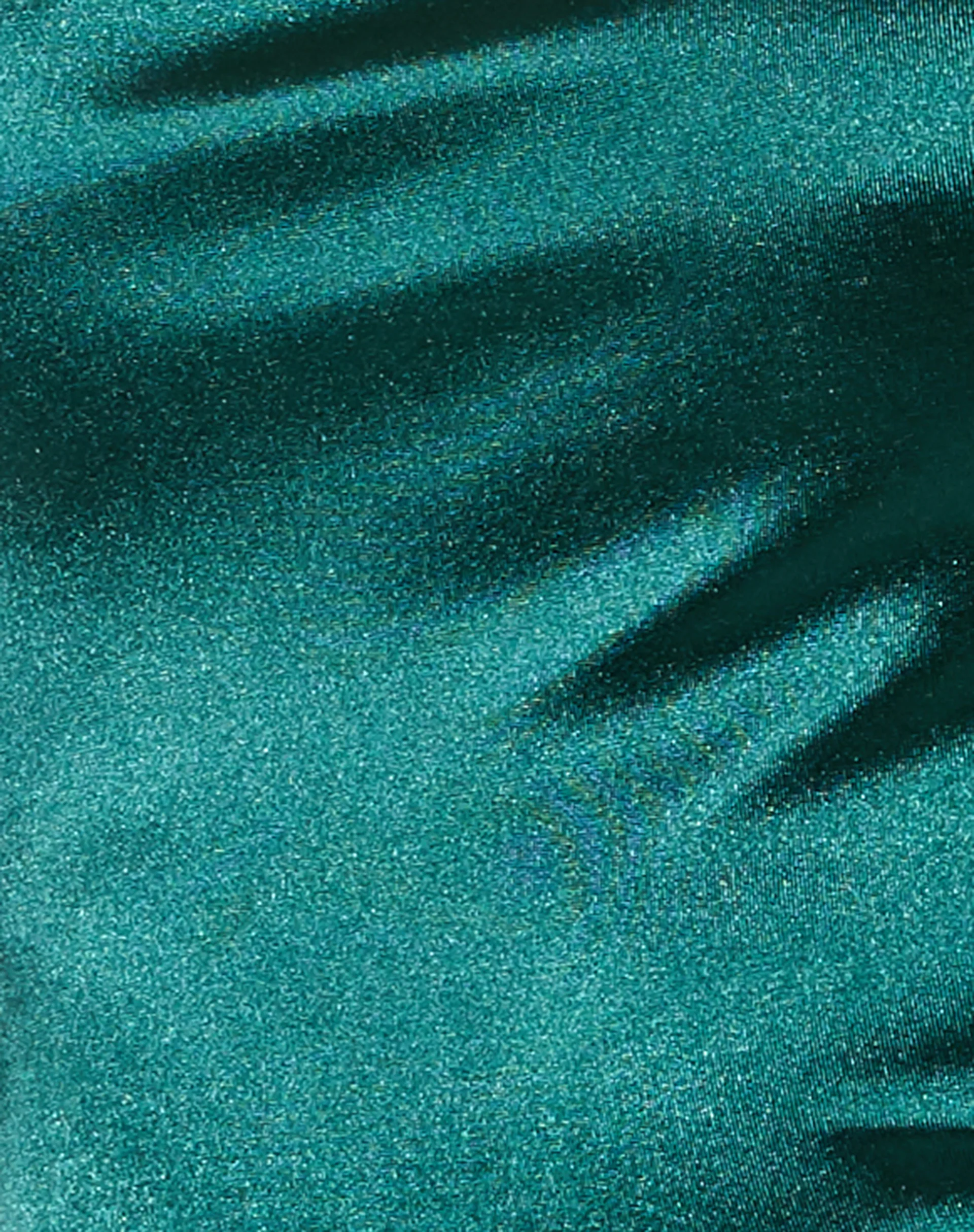 Ozka Crop Top in Satin Forest Green - Image 5