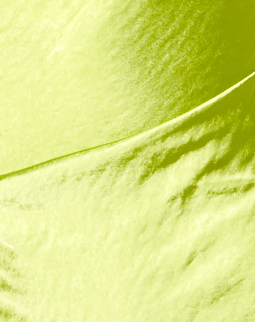 Paiva Slip Dress in Satin Lime Green - Image 5