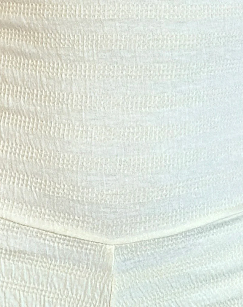 Paliwa Playsuit in Crinkle Light Yellow - Image 5