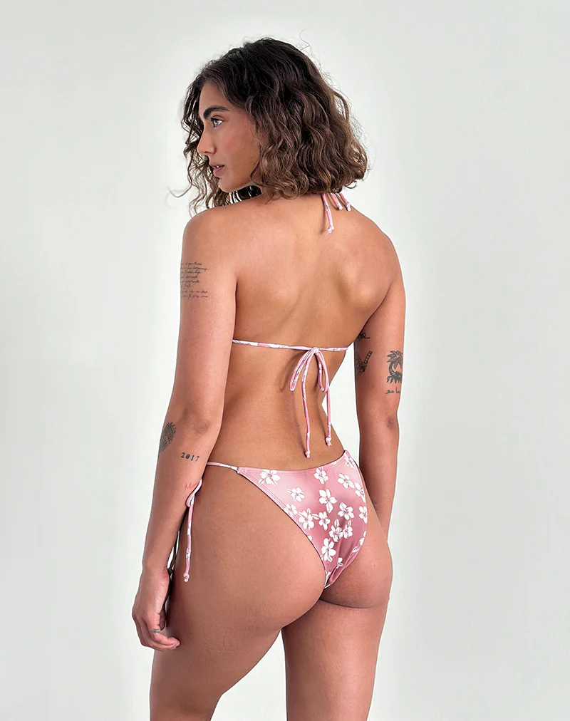 Pami Bikini Top in Hibiscus Floral - Image 4
