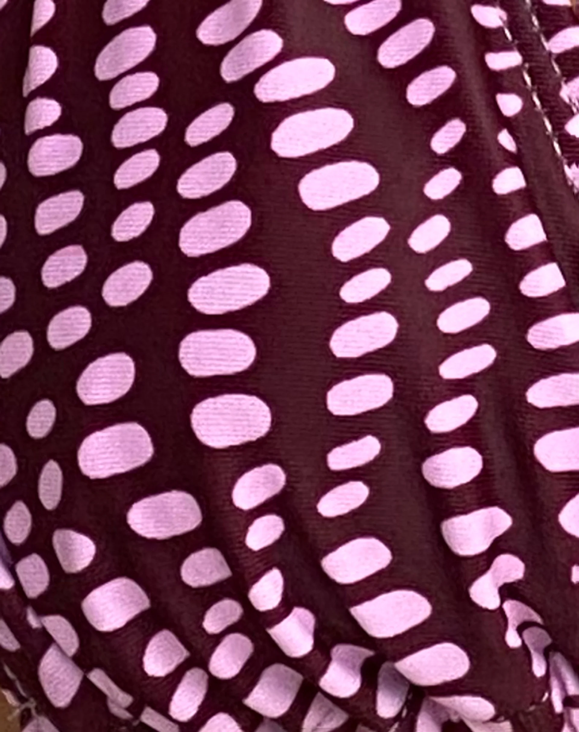 Pami Bikini Top in Purple Irregular Polka - Image 8