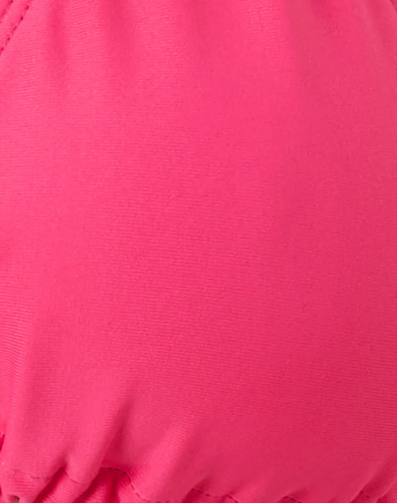 Pami Bikini Top in Pink with Beads - Image 7