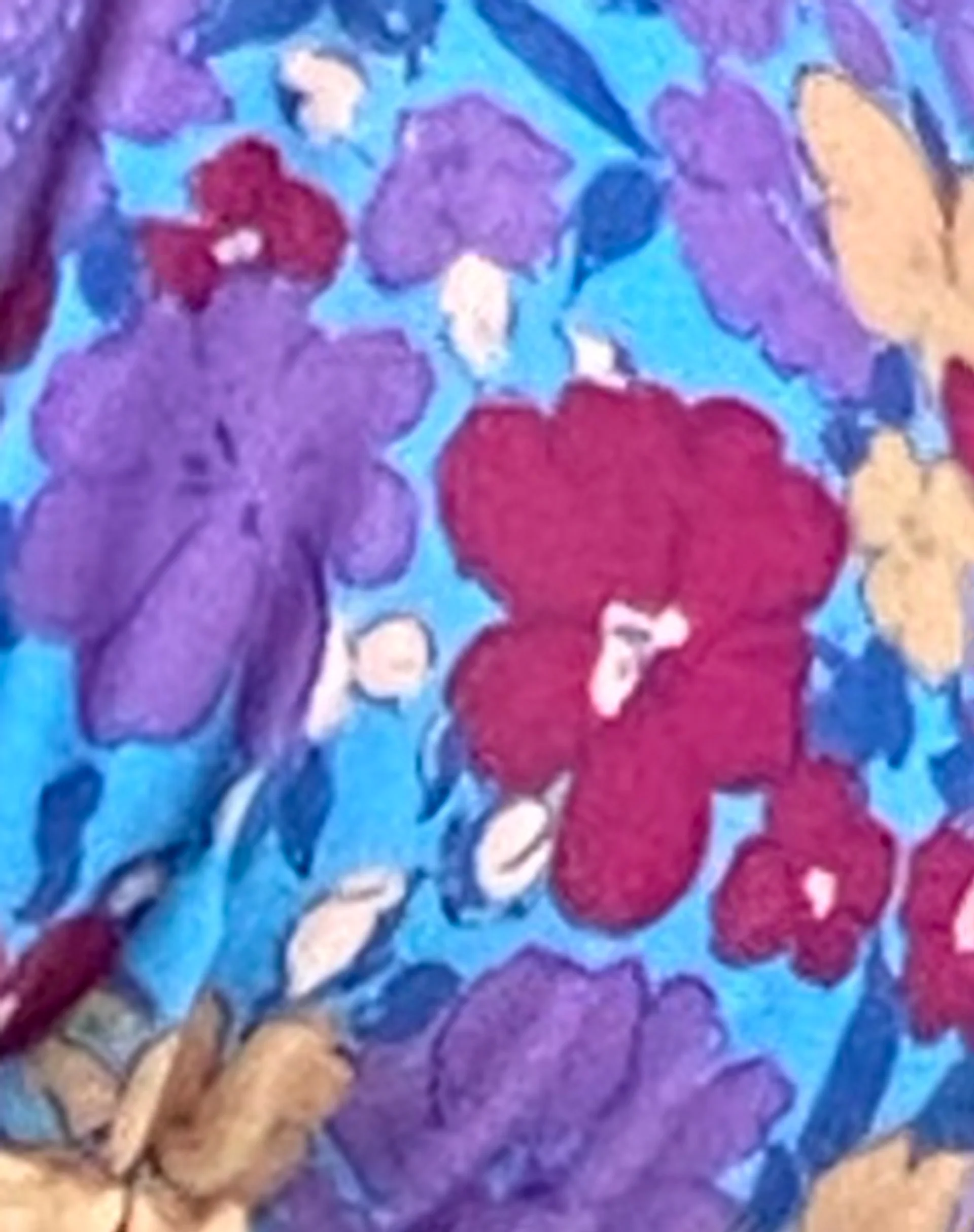 Pamita Bikini Top in Washed Out Floral Purple - Image 7