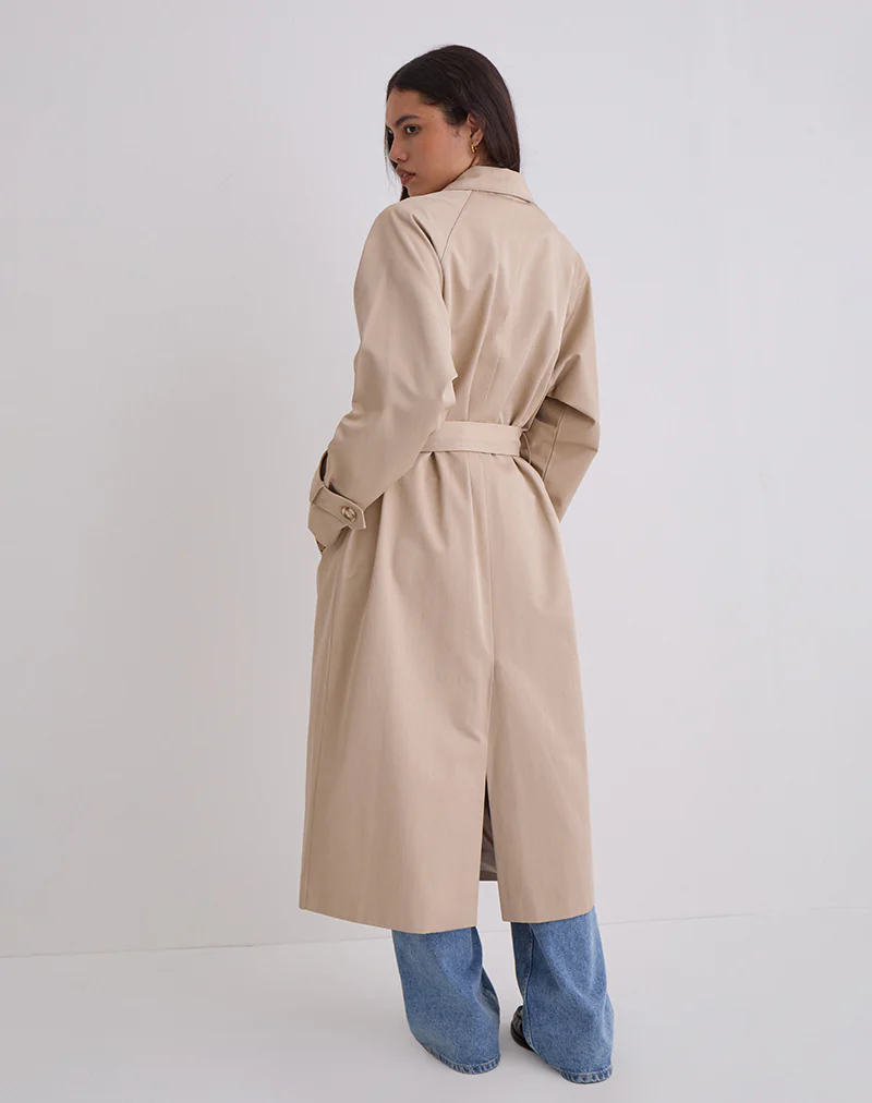 Panala Trench Coat in Sand - Image 5