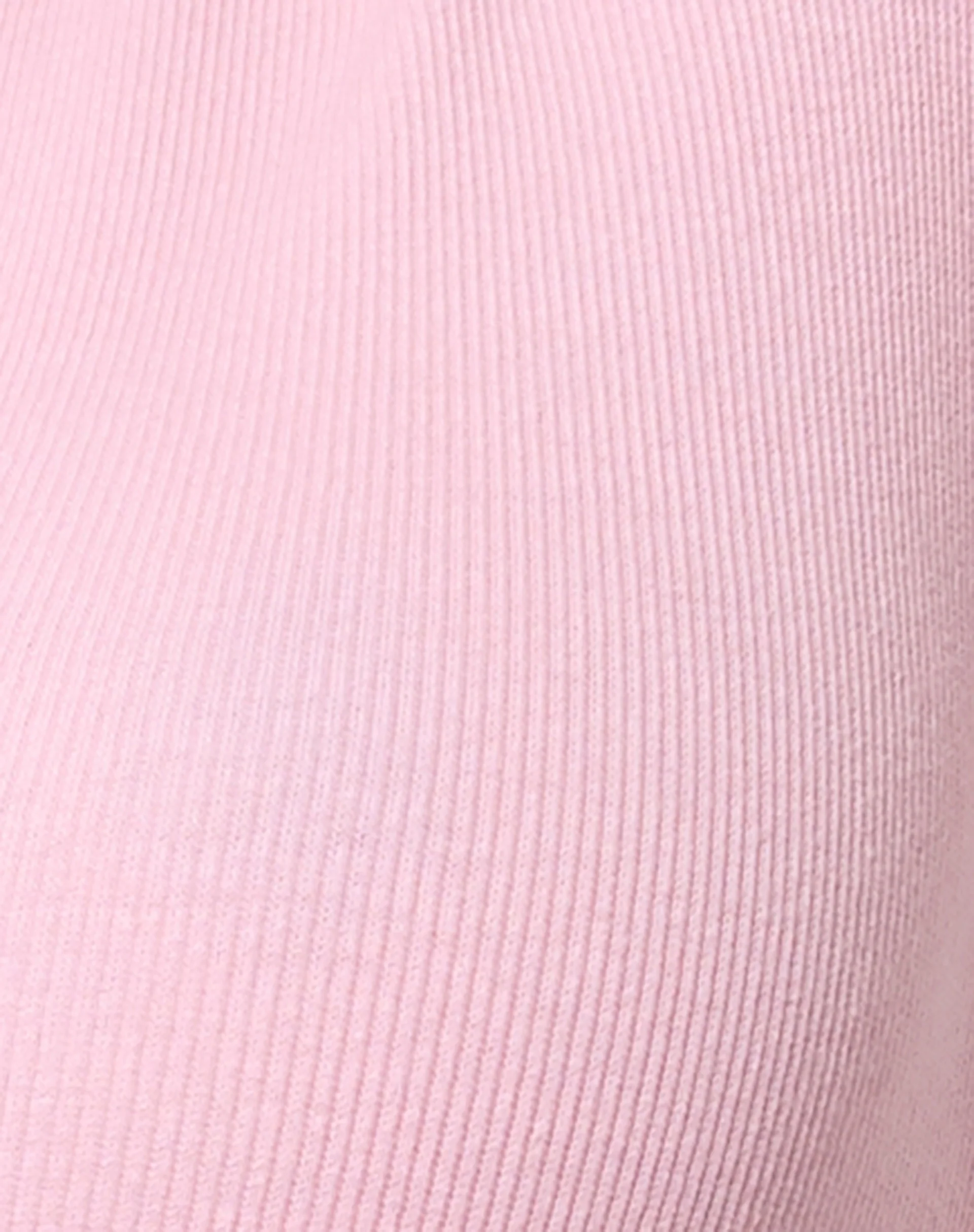 Panya Cropped Shirt in Rib Baby Pink - Image 8