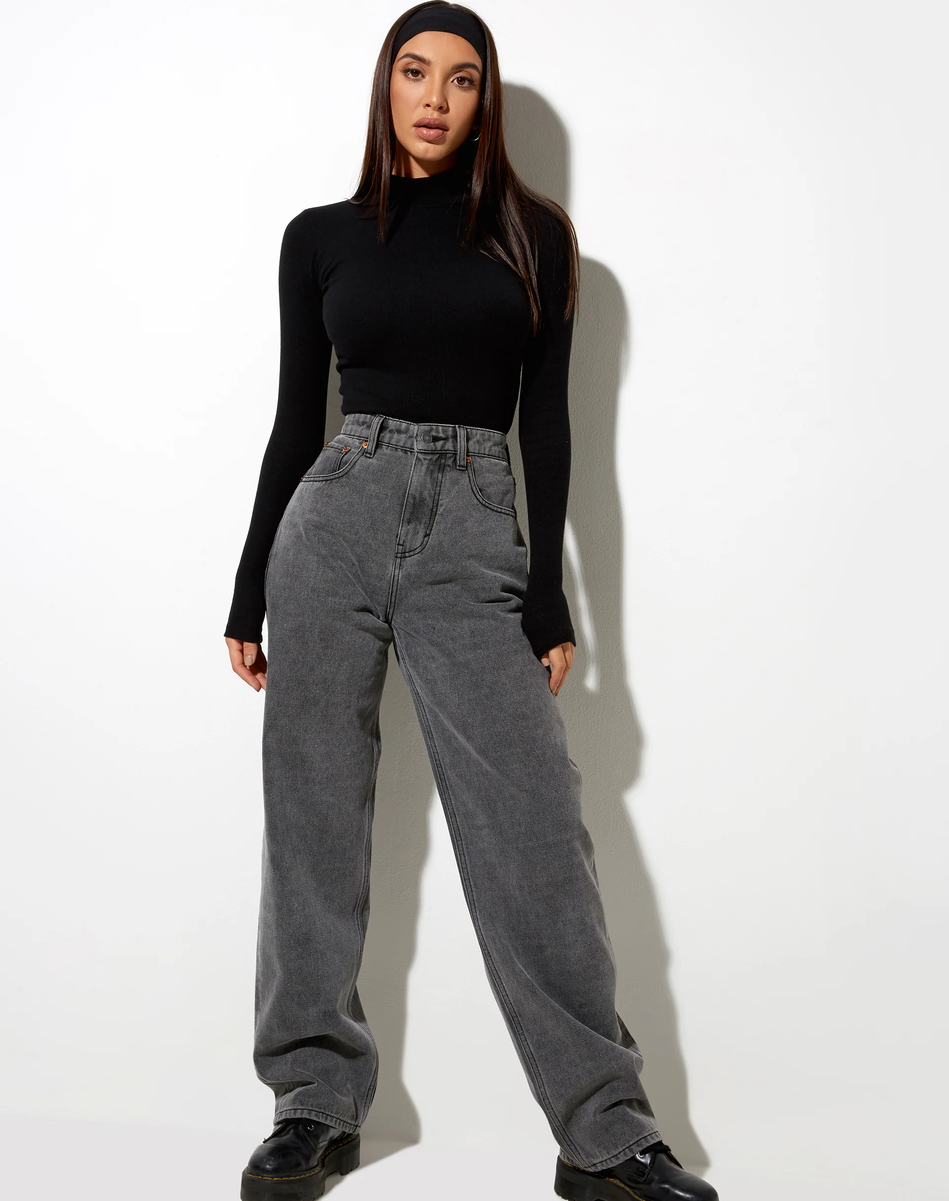Parallel Jeans in Smoke Grey - Image 3