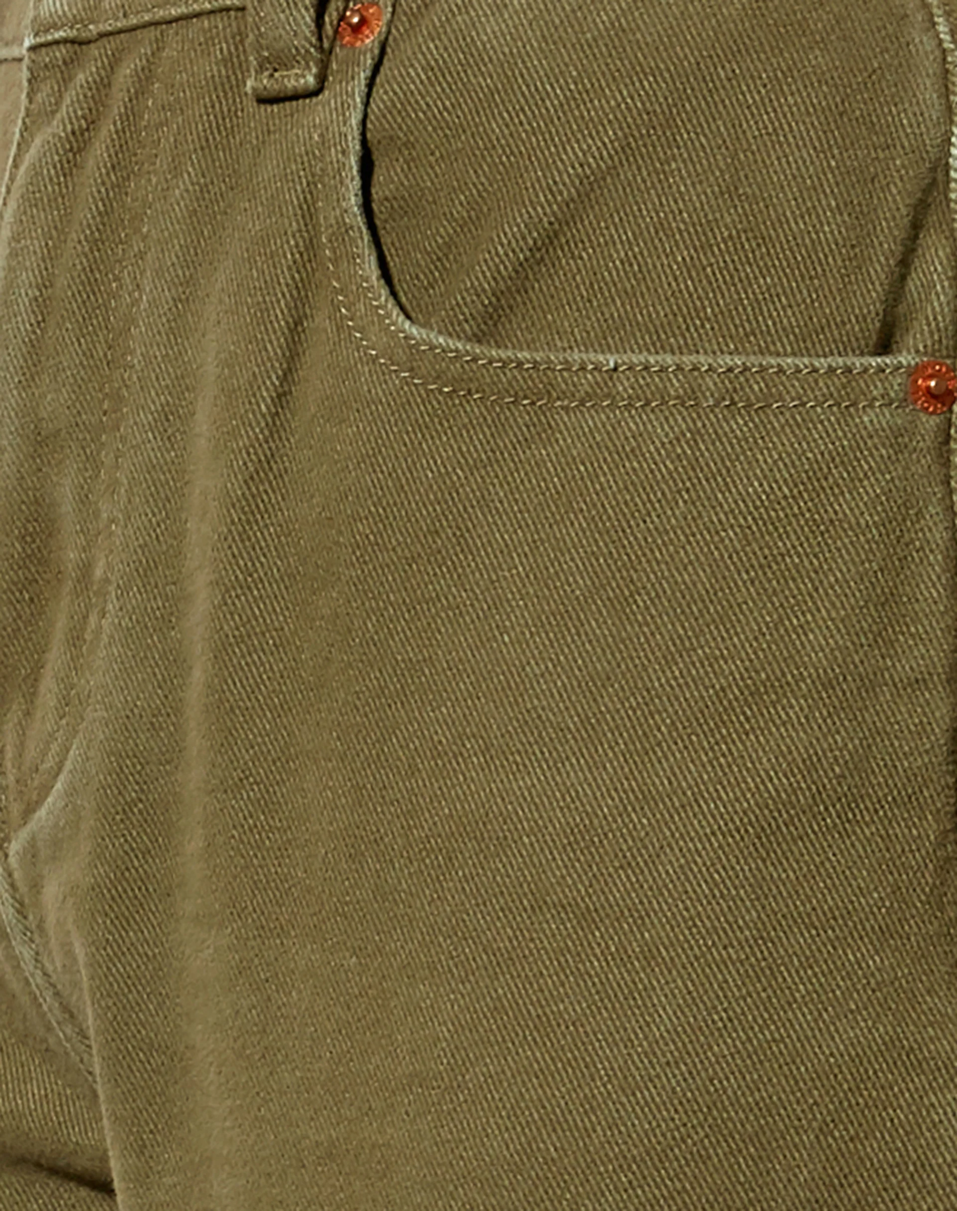 Parallel Jeans in Khaki Green - Image 8