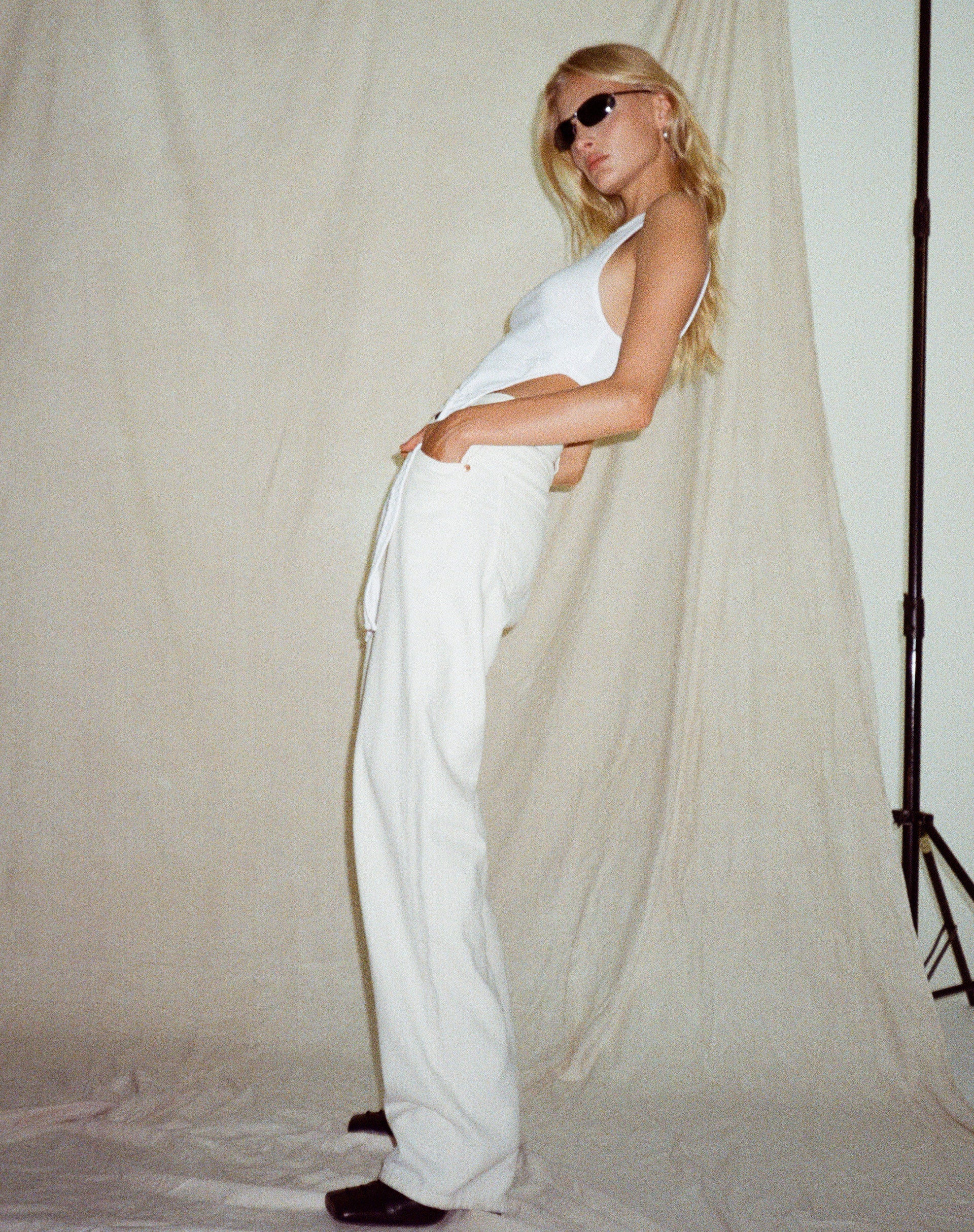 Parallel Jeans in White Wash - Image 2