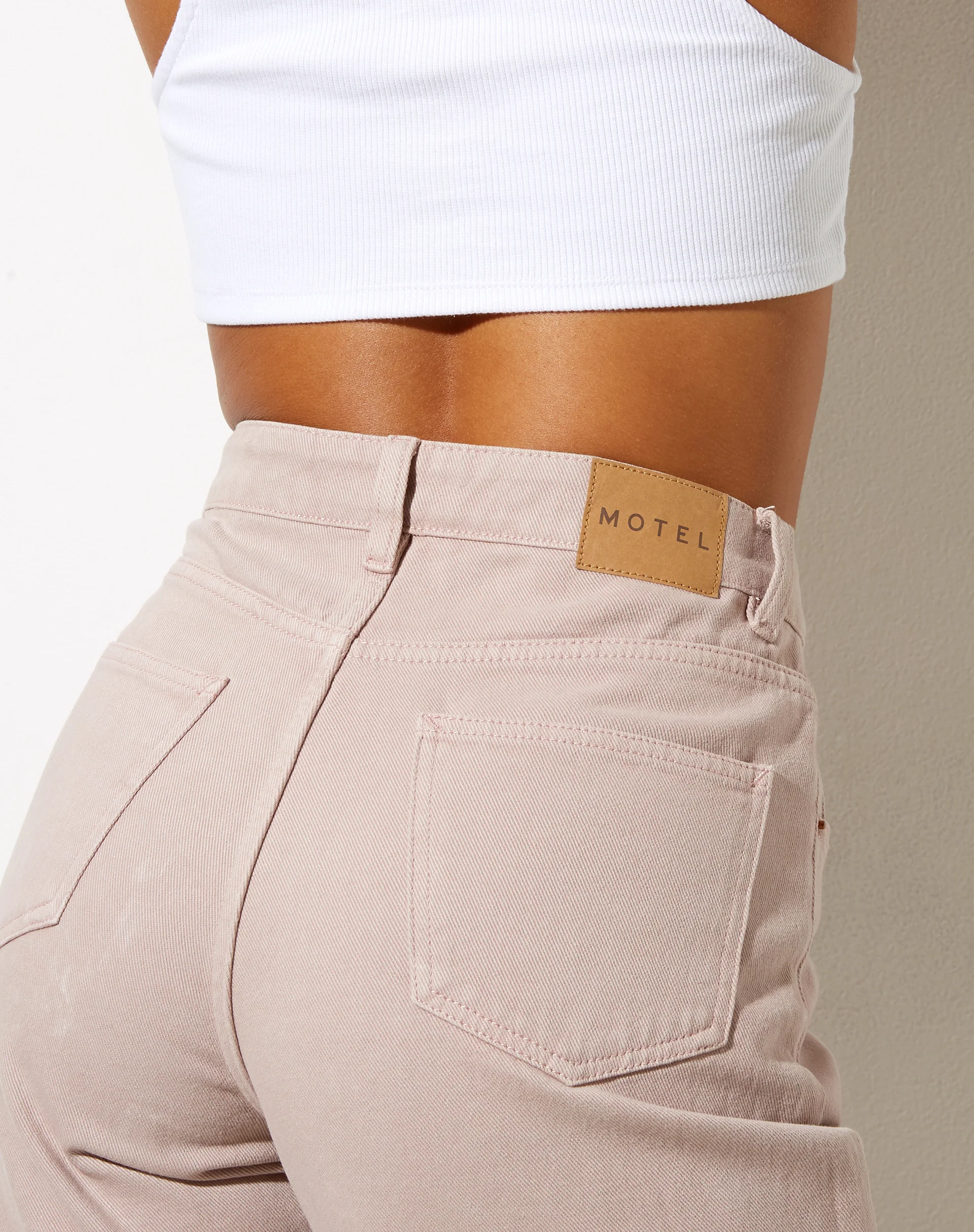 Parallel Jeans in Washed Lilac - Image 5