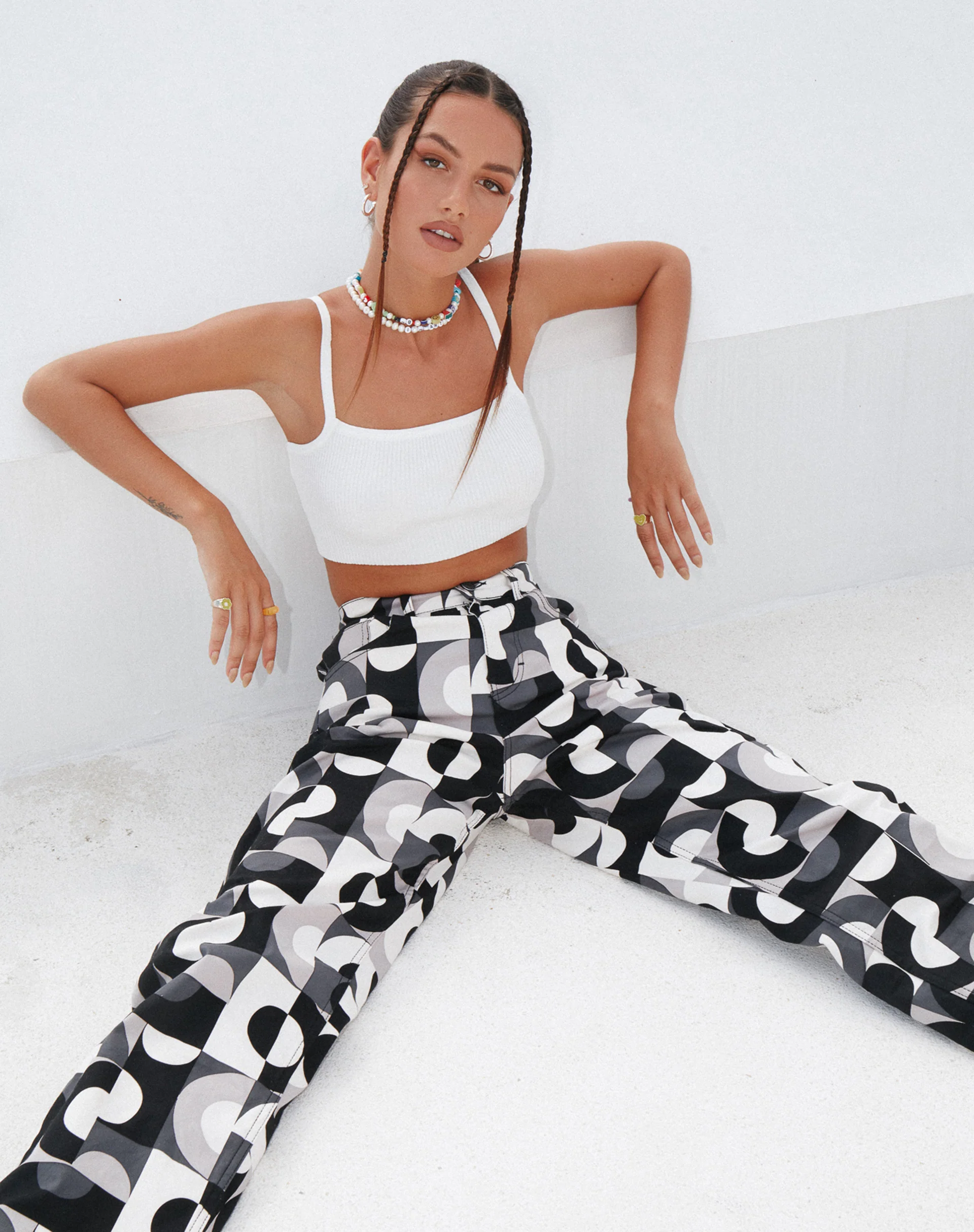 Parallel Jeans in Retro Optic Spot - Image 2