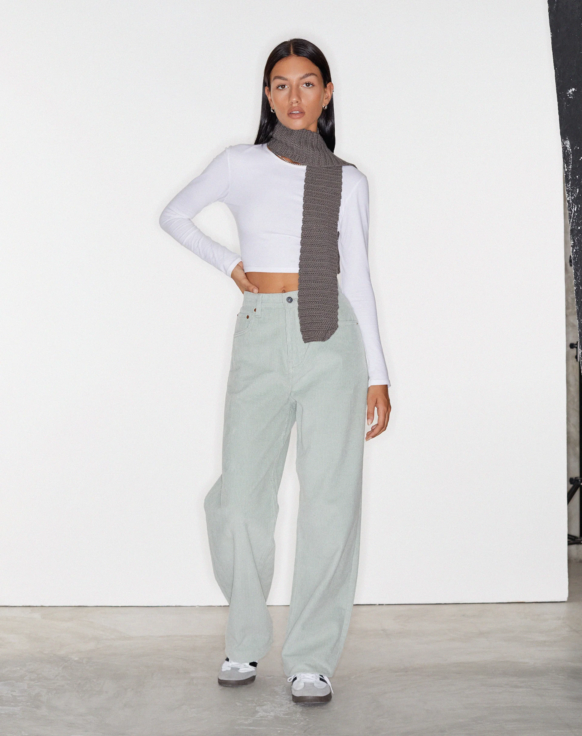 Parallel Jeans in Cord Washed Blue - Image 3