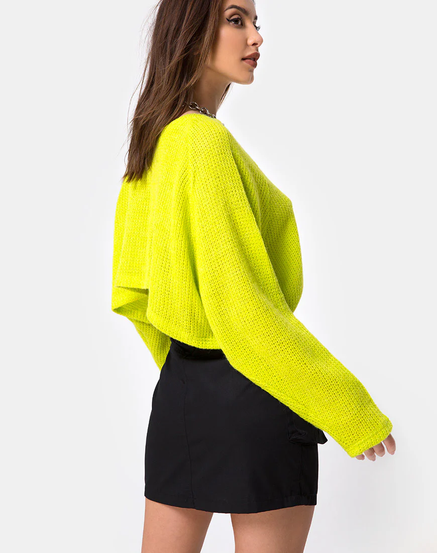 Pargo Cargo Skirt in Black - Image 2