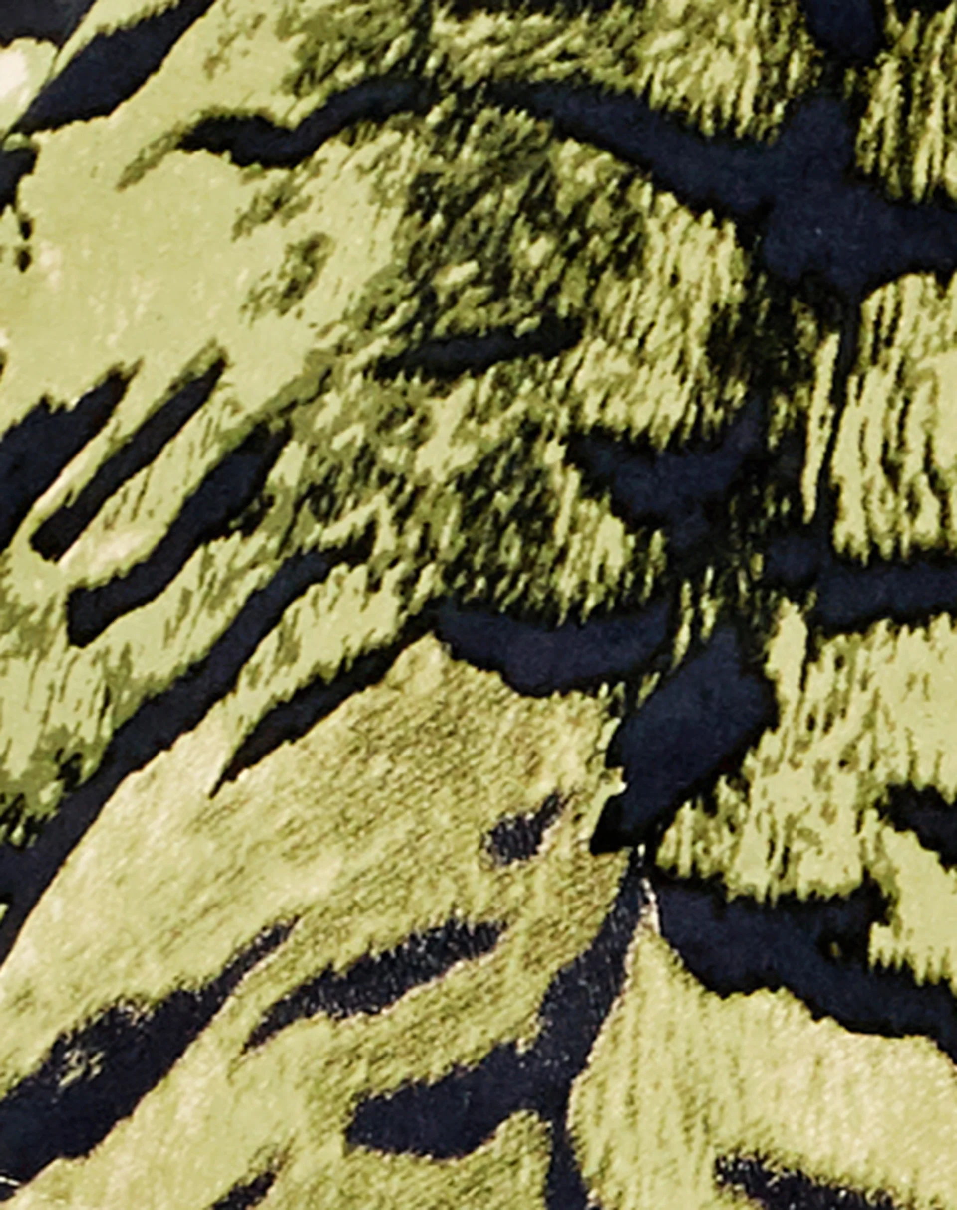 Pelmet Mini Skirt in Tiger Full Khaki Placement - Image 5