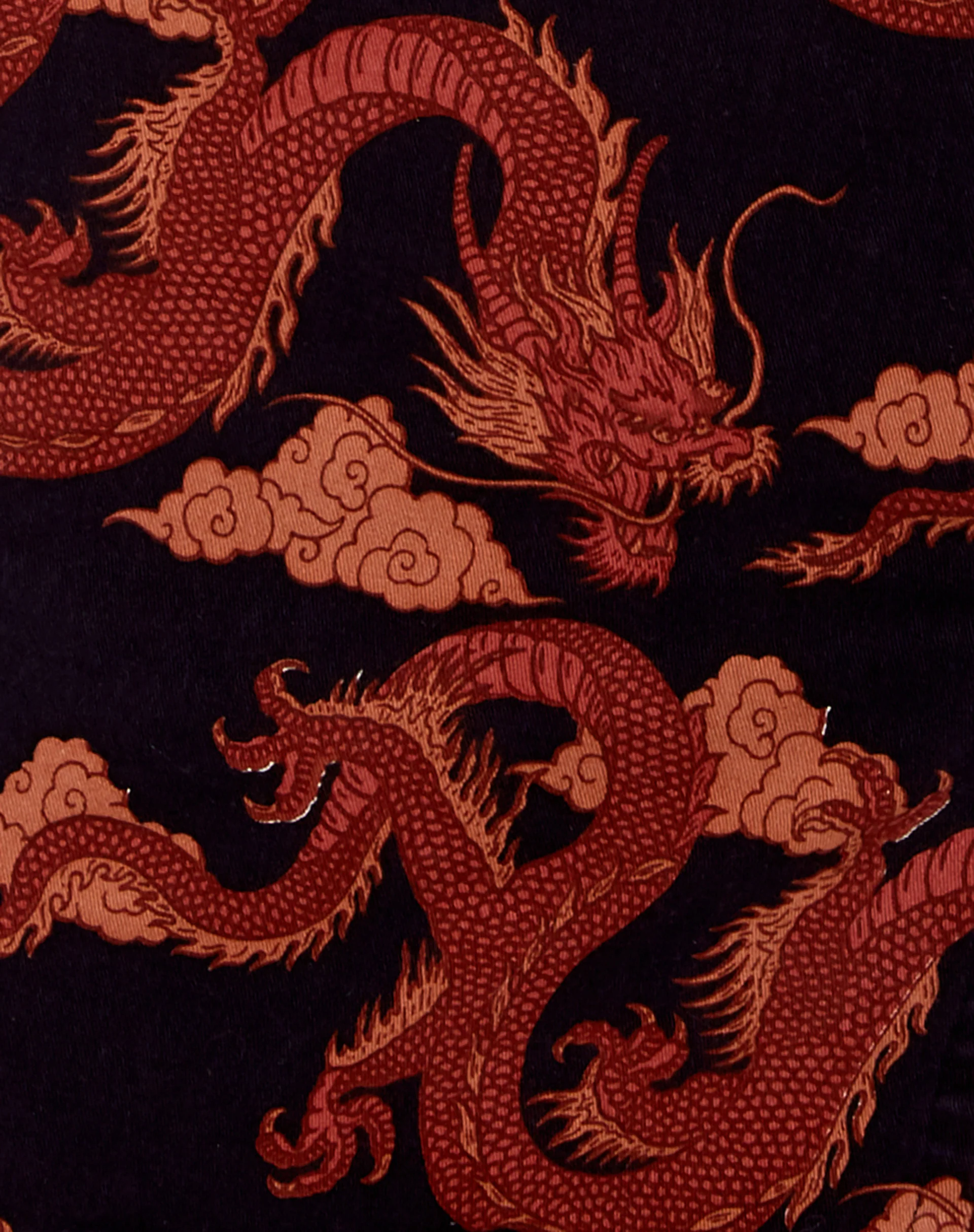 Pelmet Mini Skirt in Tonal Dragon Orange - Image 6