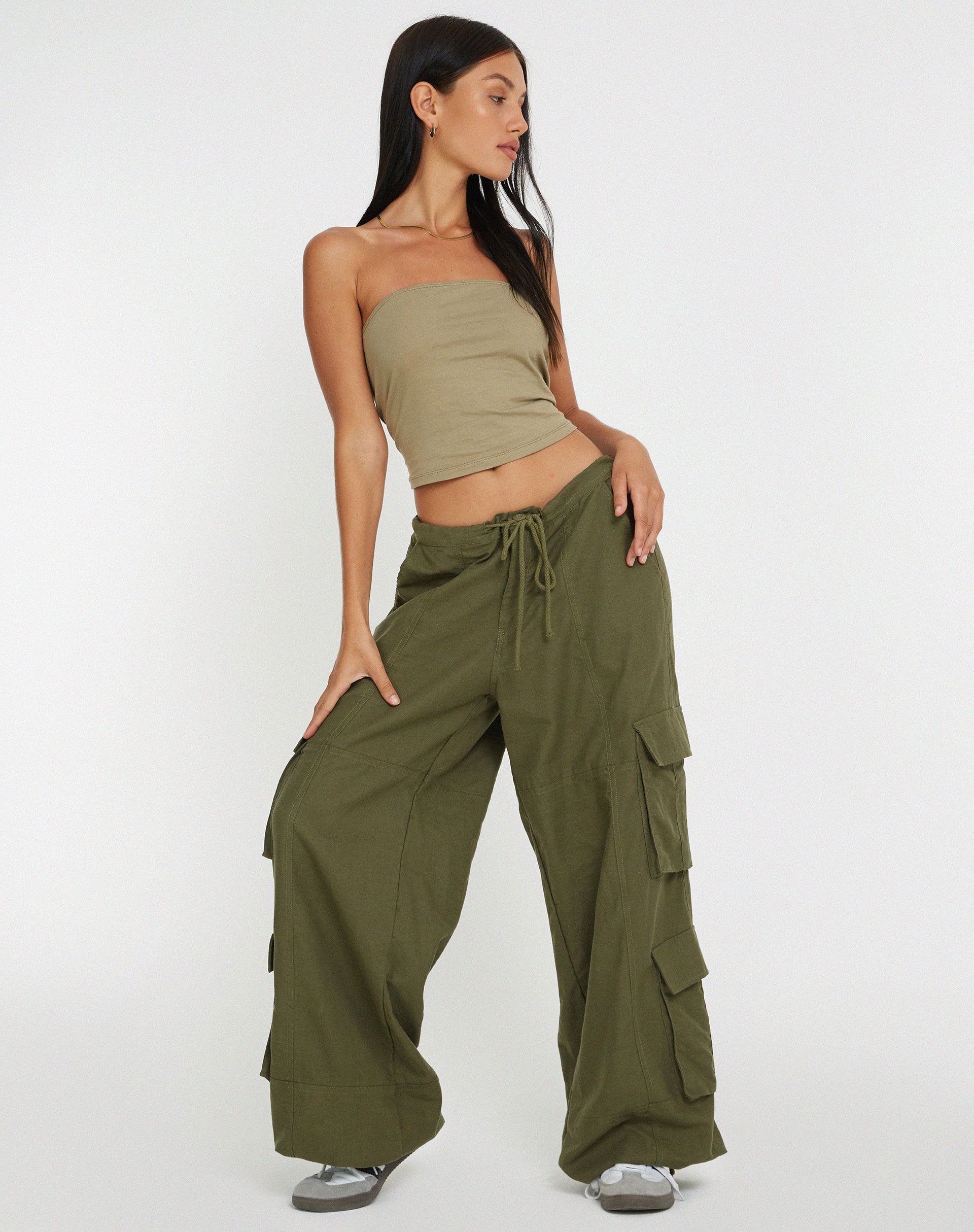 Philia Trouser in Loden Green - Image 4
