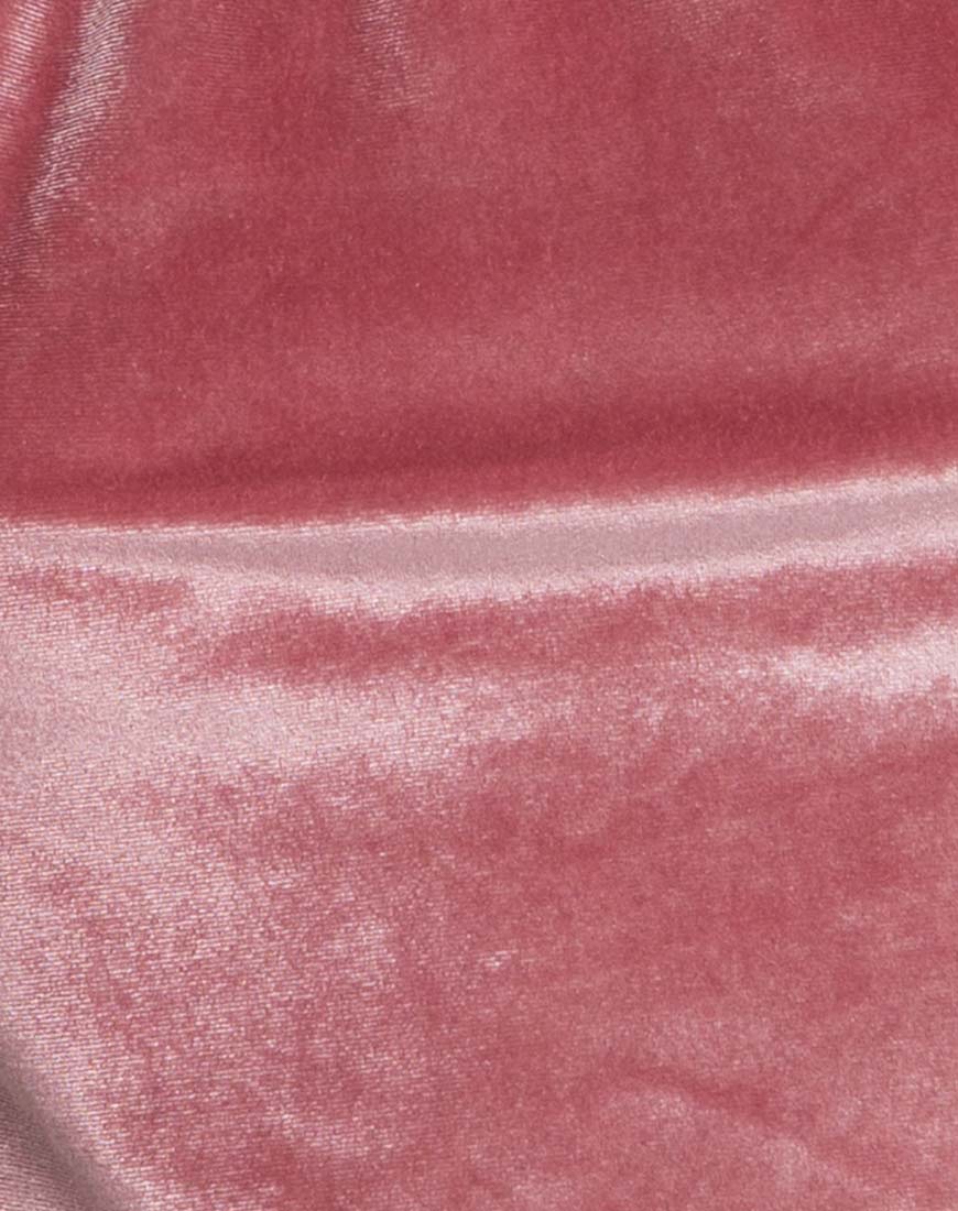 Phoebe Crop Top in Velvet Blush - Image 5
