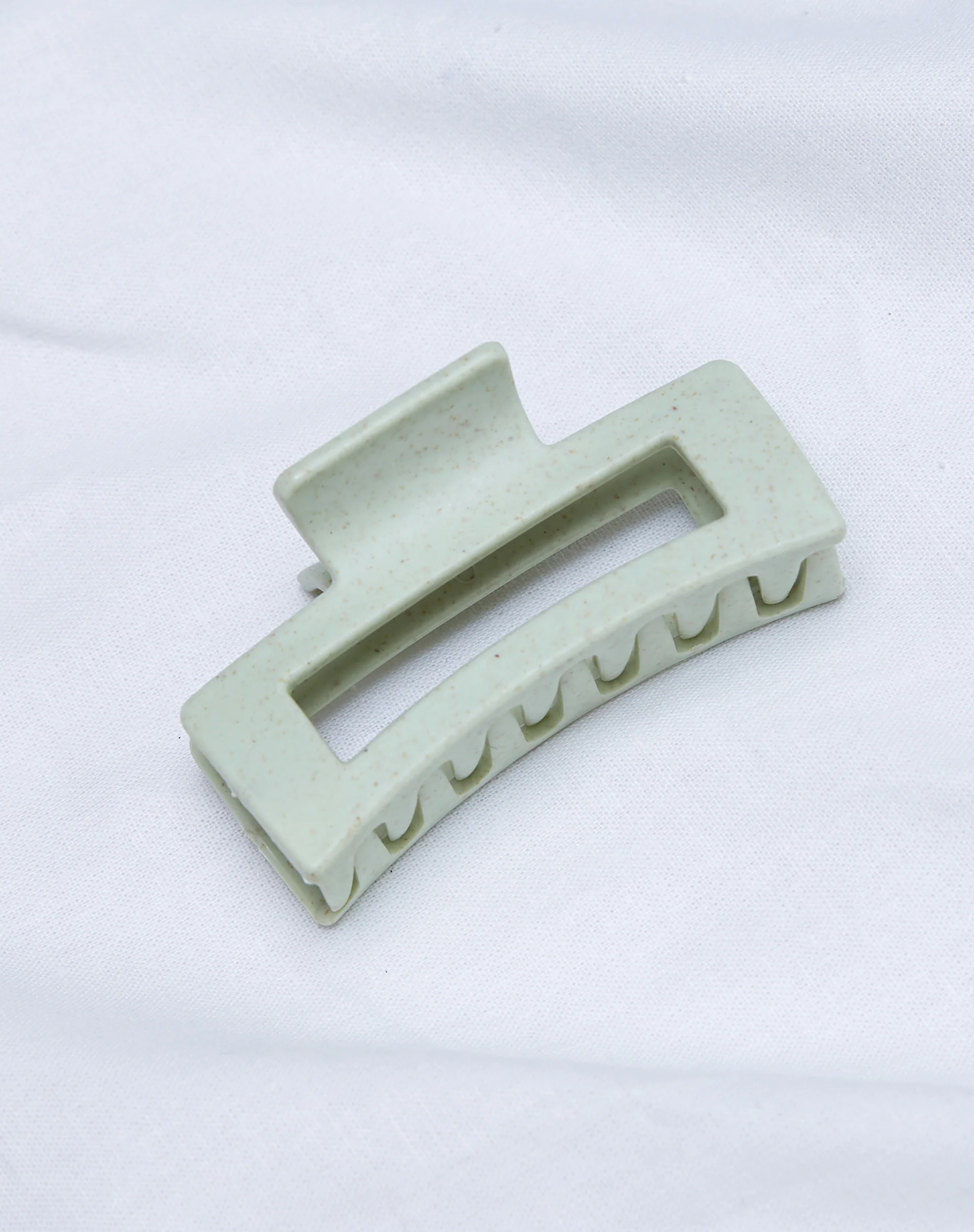 Piyana Hair Claw in Green Matte - Image 2
