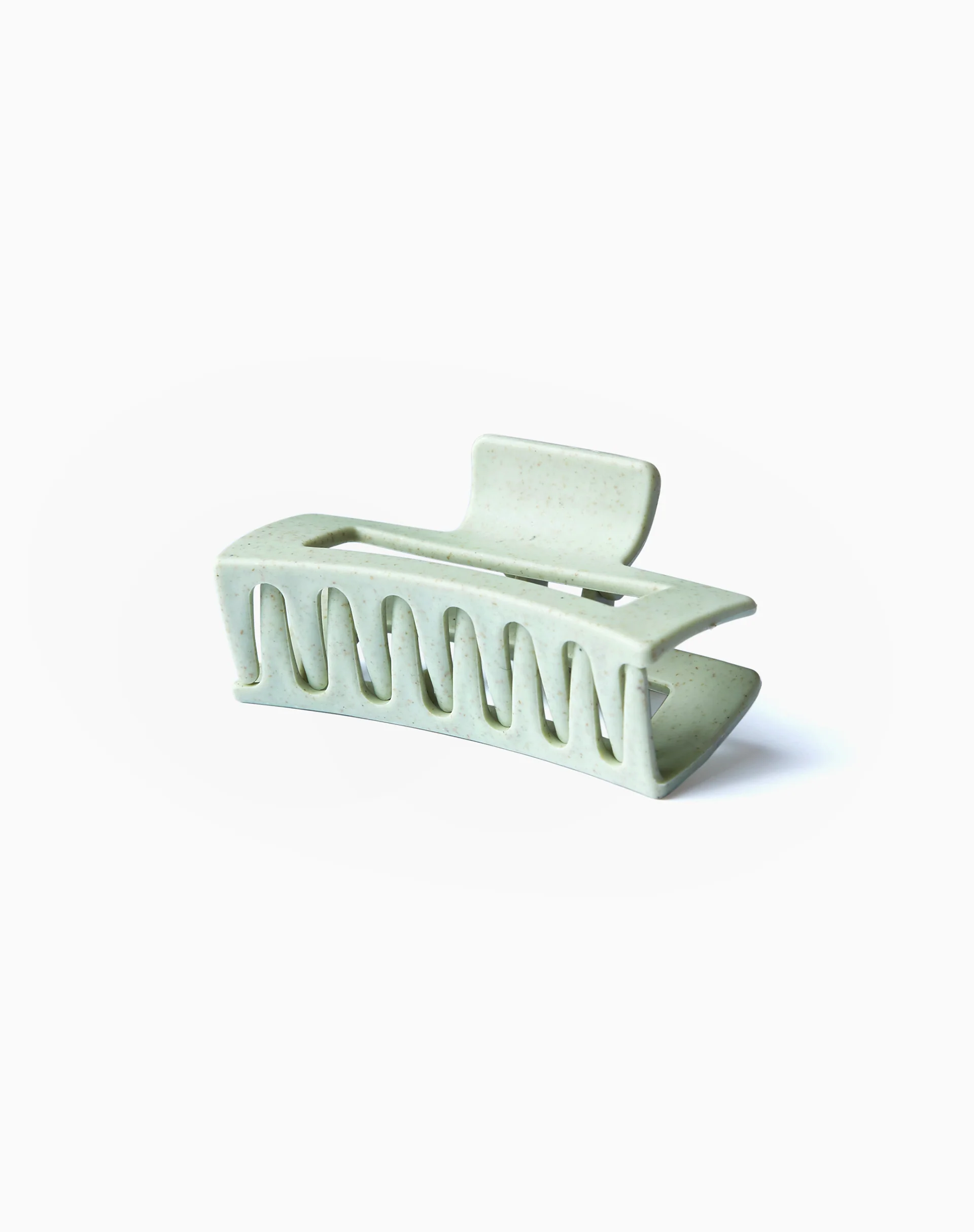 Piyana Hair Claw in Green Matte - Image 4