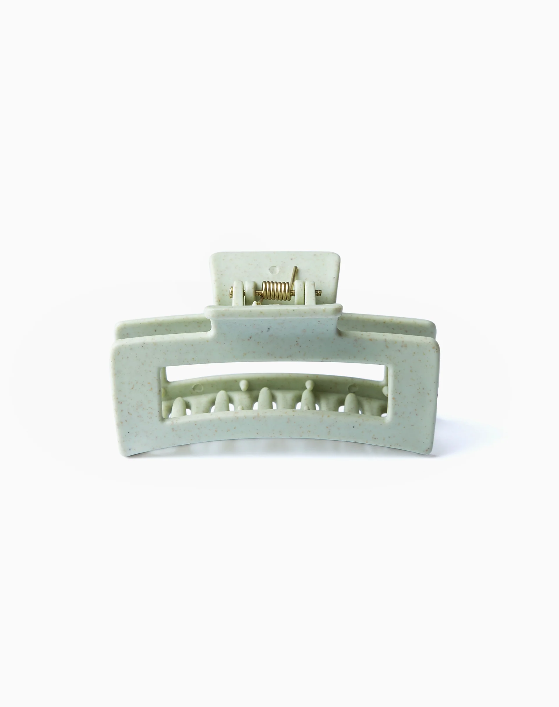 Piyana Hair Claw in Green Matte - Image 6