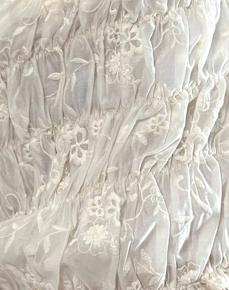 Poci Short in Fresia Broderie Ivory - Image 6