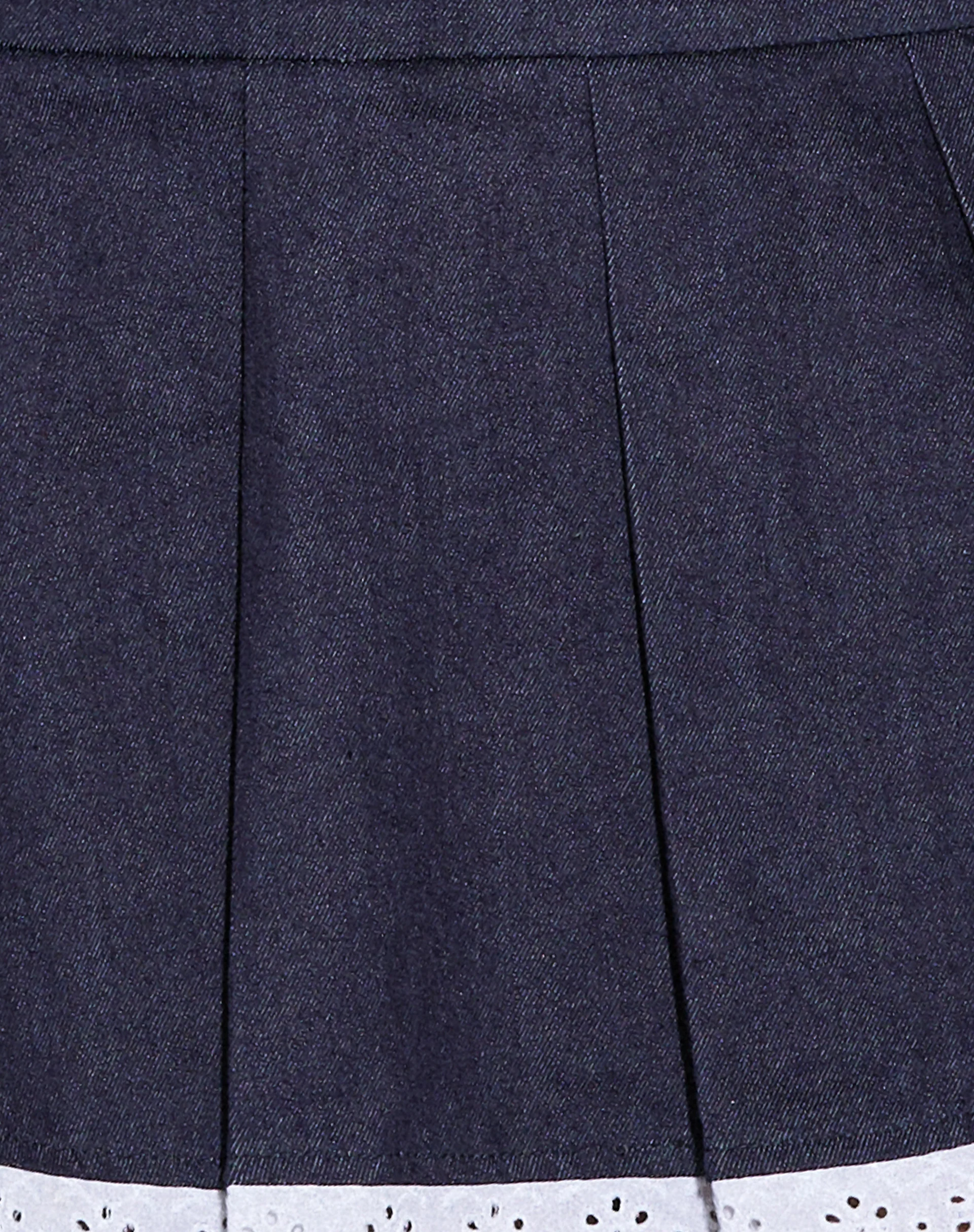 Pramuda Bandeau Mini Dress in Indigo Chambray - Image 7