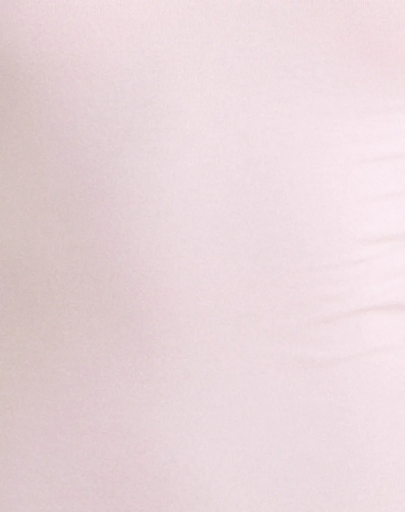 Raceline Top in Rayon Jersey Light Pink - Image 5