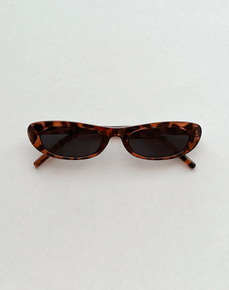 Radiata Rectangle Sunglasses in Tortoise Shell - Image 2