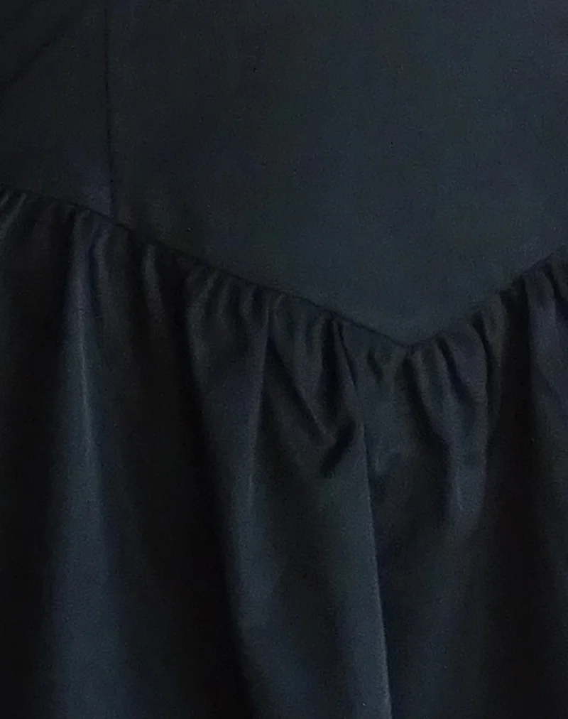 Radovan Midi Dress in Black - Image 6