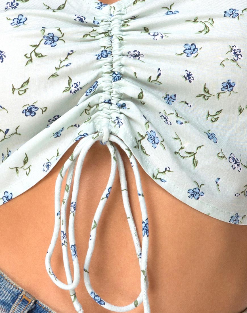 Raeto Top in Pretty Petal Green - Image 7
