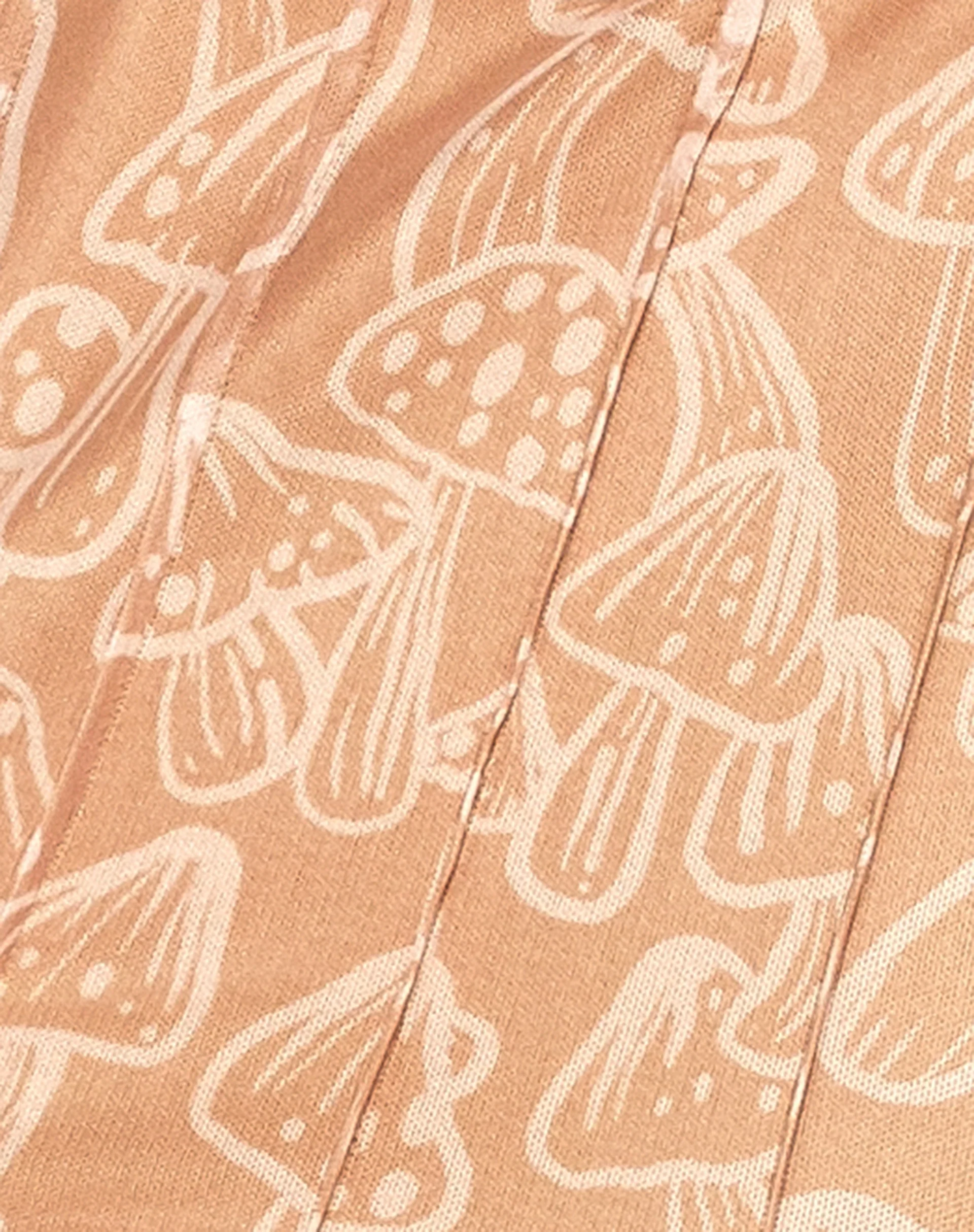 Raisa Mini Dress in Tan Mushroom - Image 7