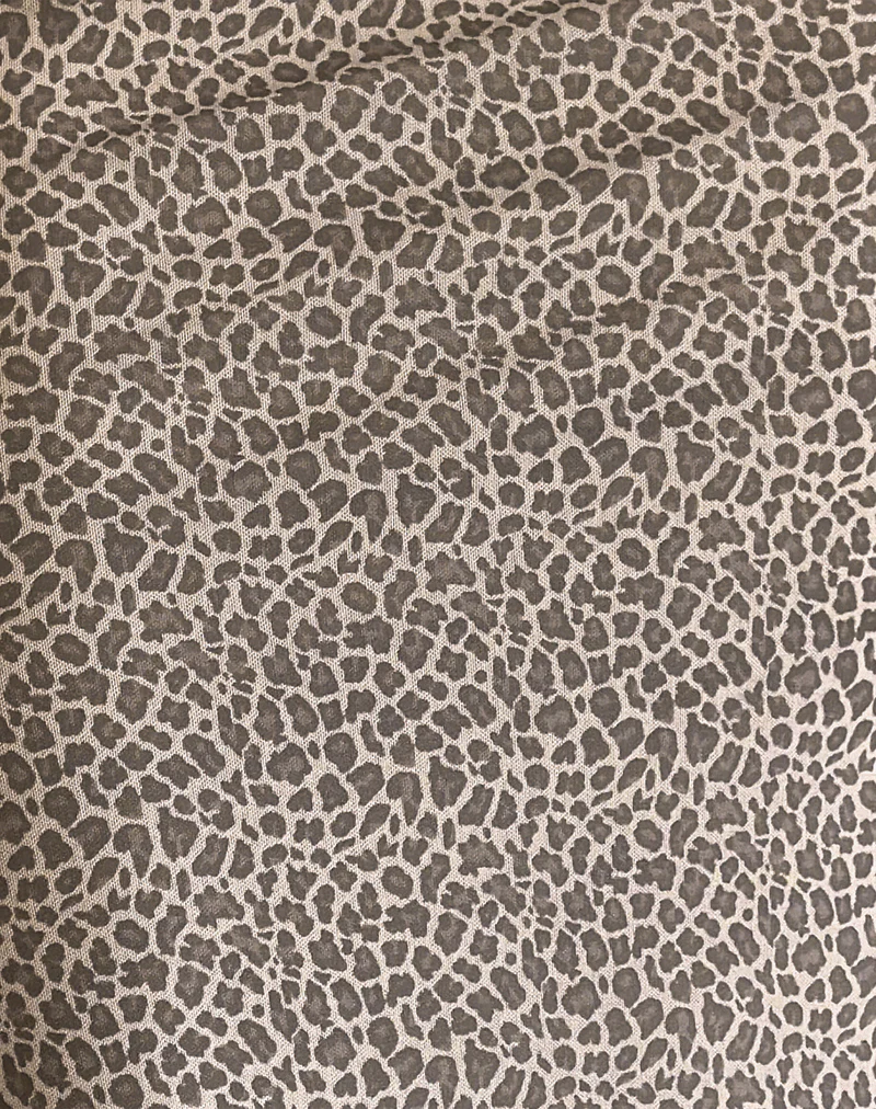 Rajuli Midi Skirt in Dainty Leopard Light Brown - Image 5