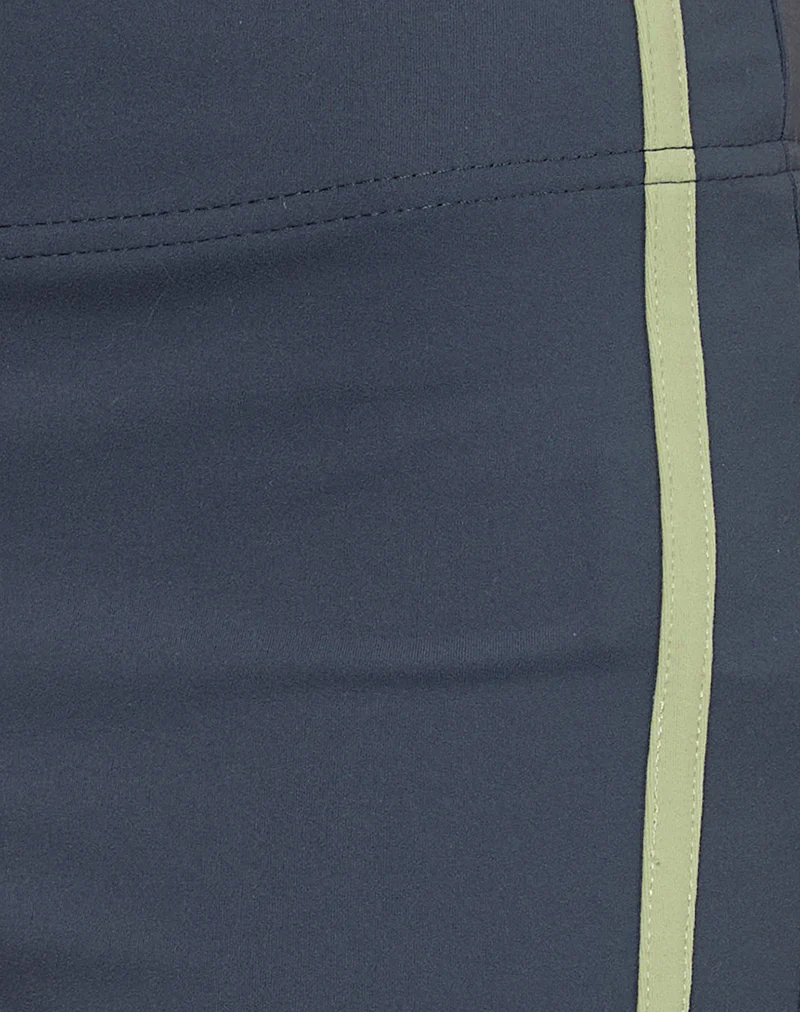 Rapal Short in Navy with Sage Binding - Image 5
