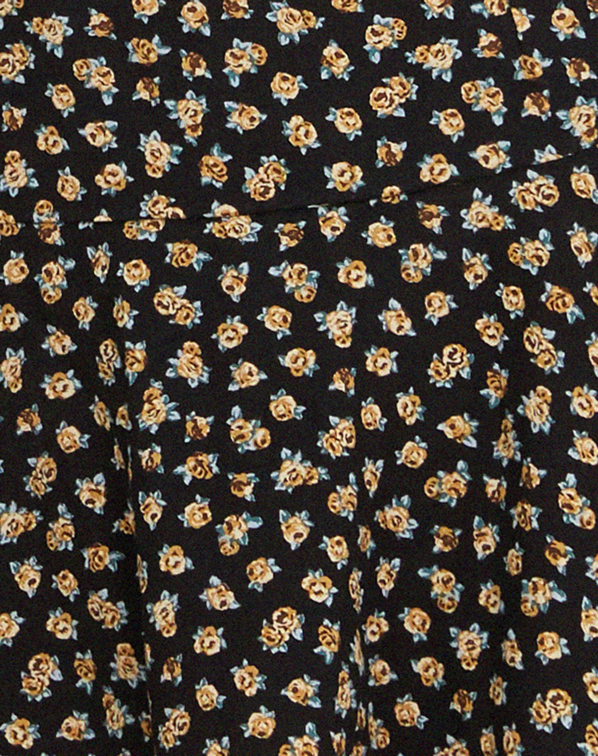 Rara Mini Skirt in Ditsy Floral Bronze - Image 6