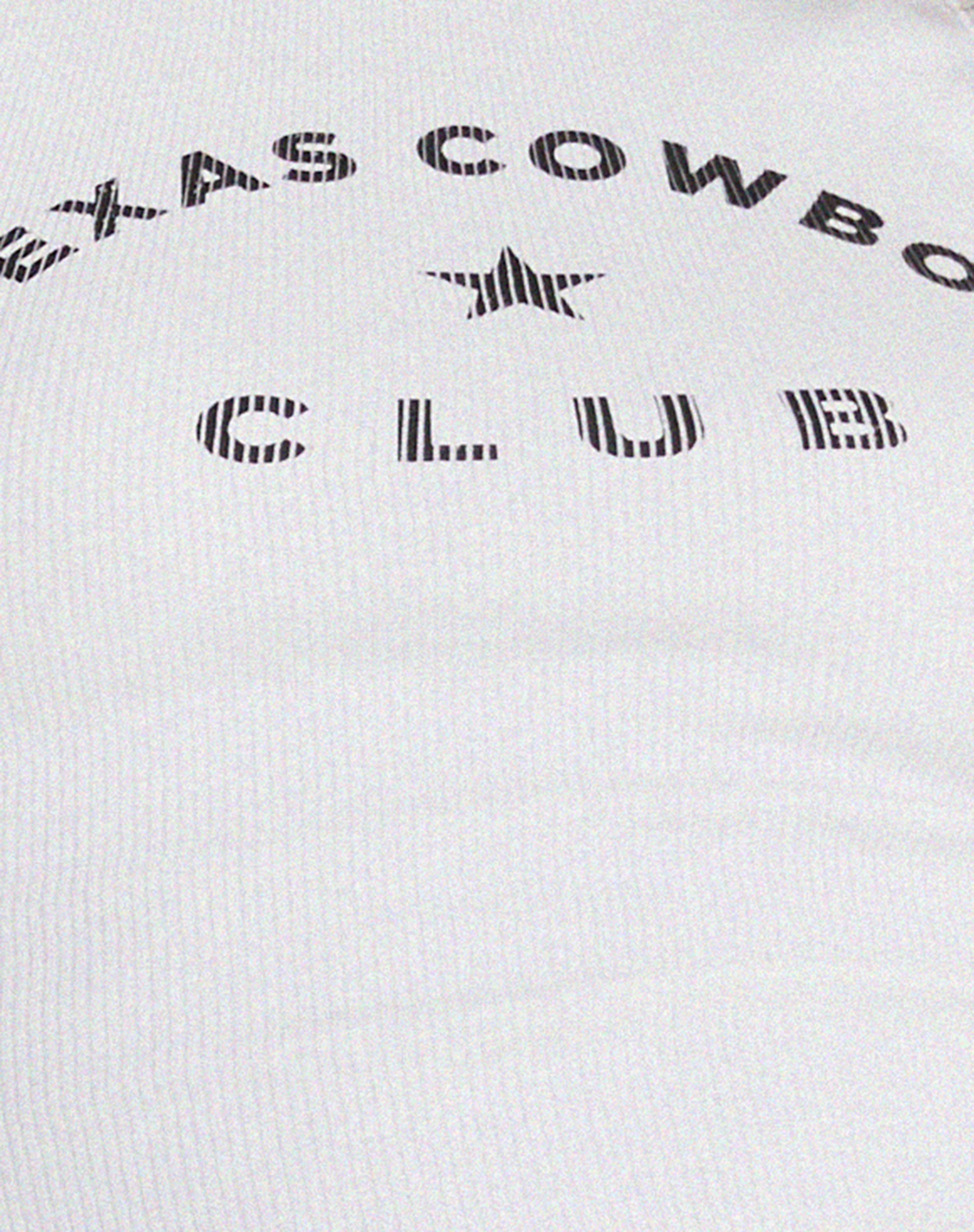 Rave Crop Top in White Texas Cowboy Club - Image 6