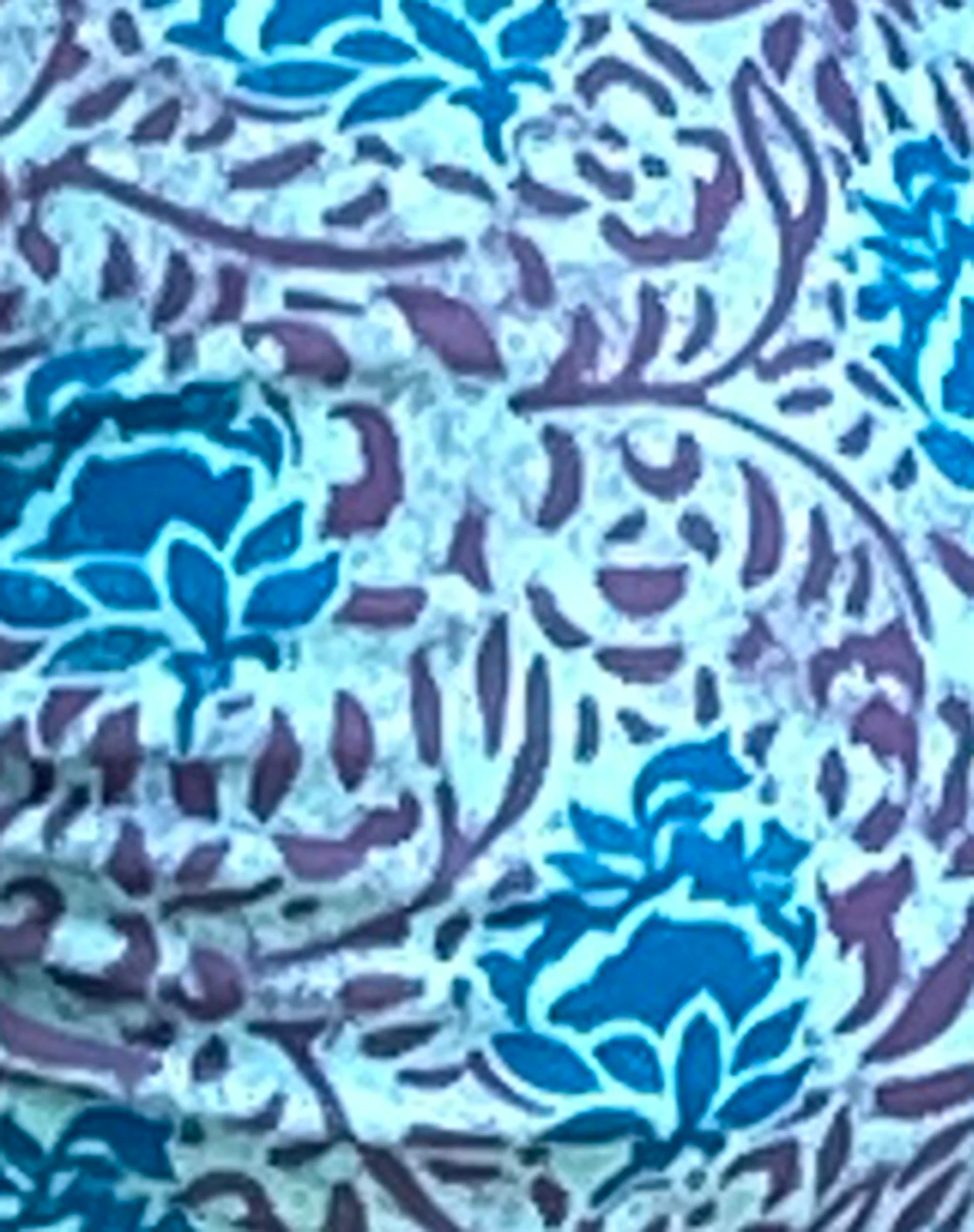 Ravola Beaded Bikini Top in Bohemian Botanical Blue - Image 7