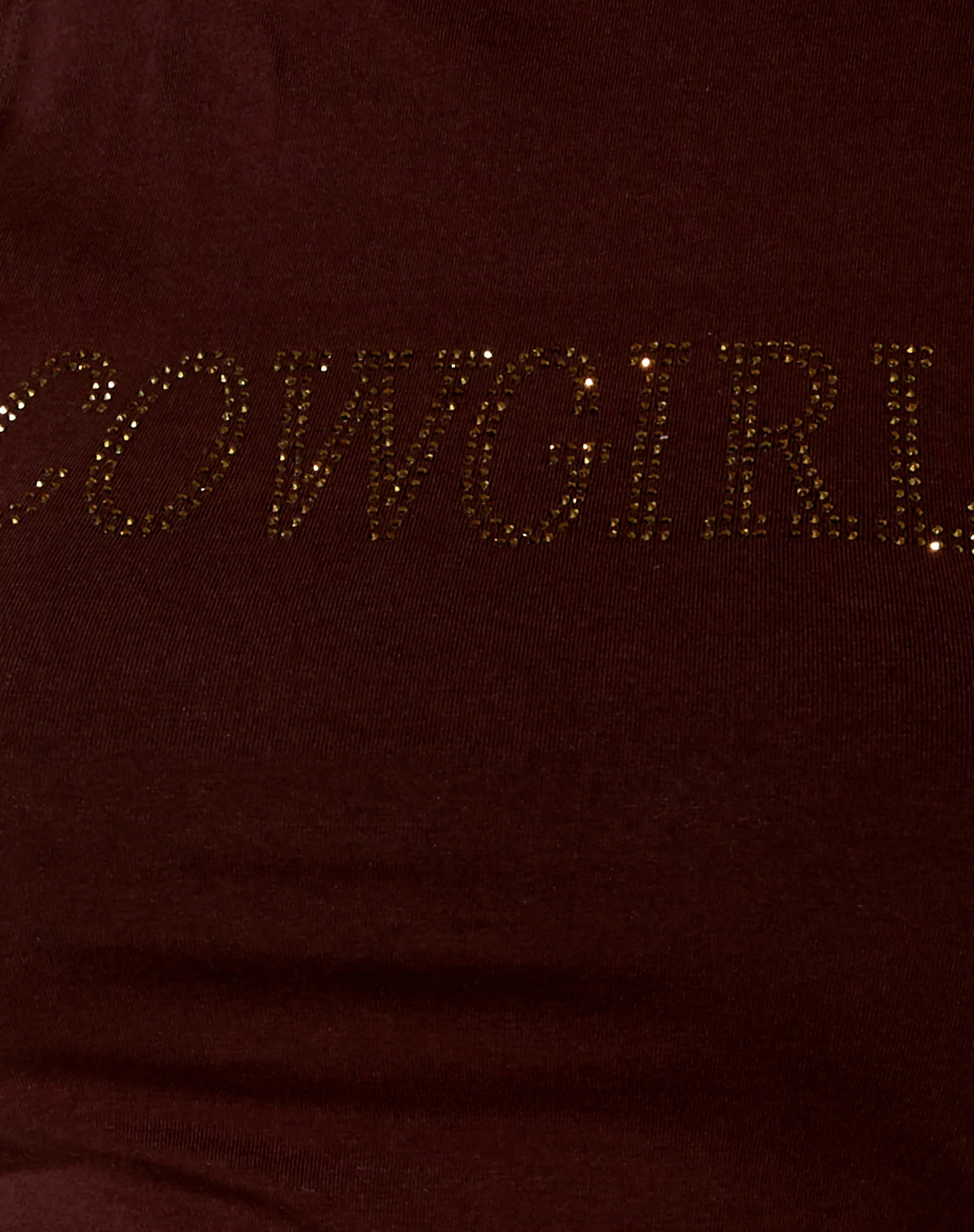 Raze Vest Top in Brown 'Cowgirl' Hotfix - Image 7