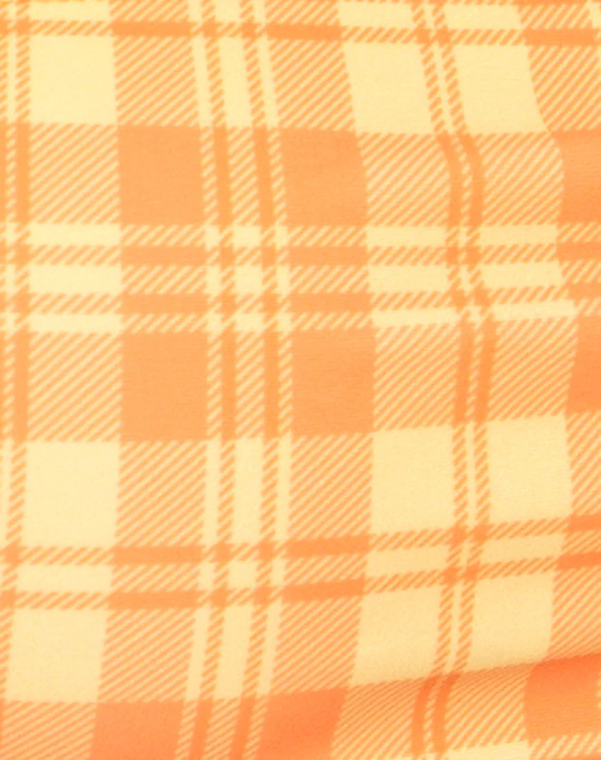 Reema Tube Bikini Top in Checking it Out Orange - Image 7