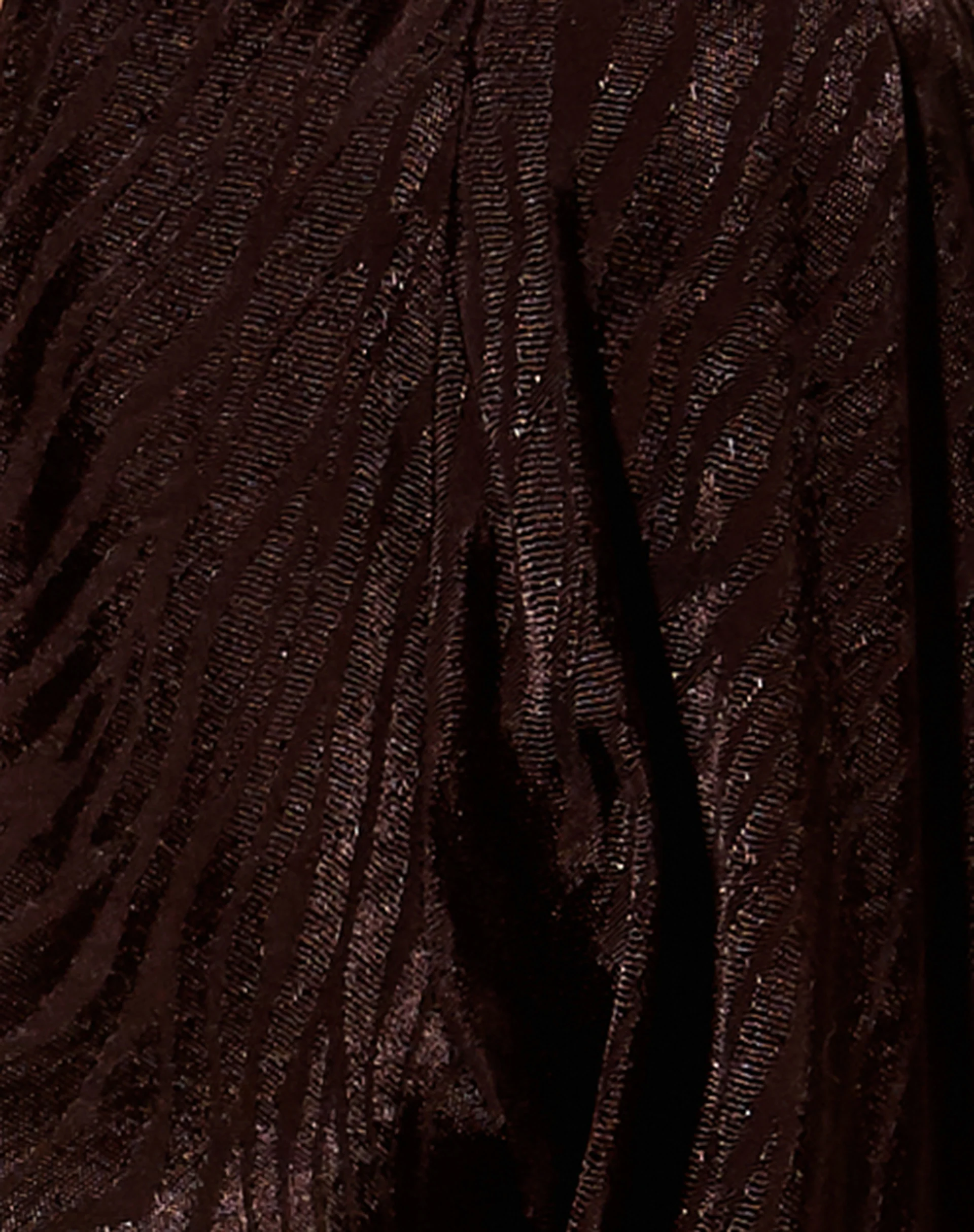 Reilo Crop Top in Satin Zebra Bitter Chocolate - Image 5