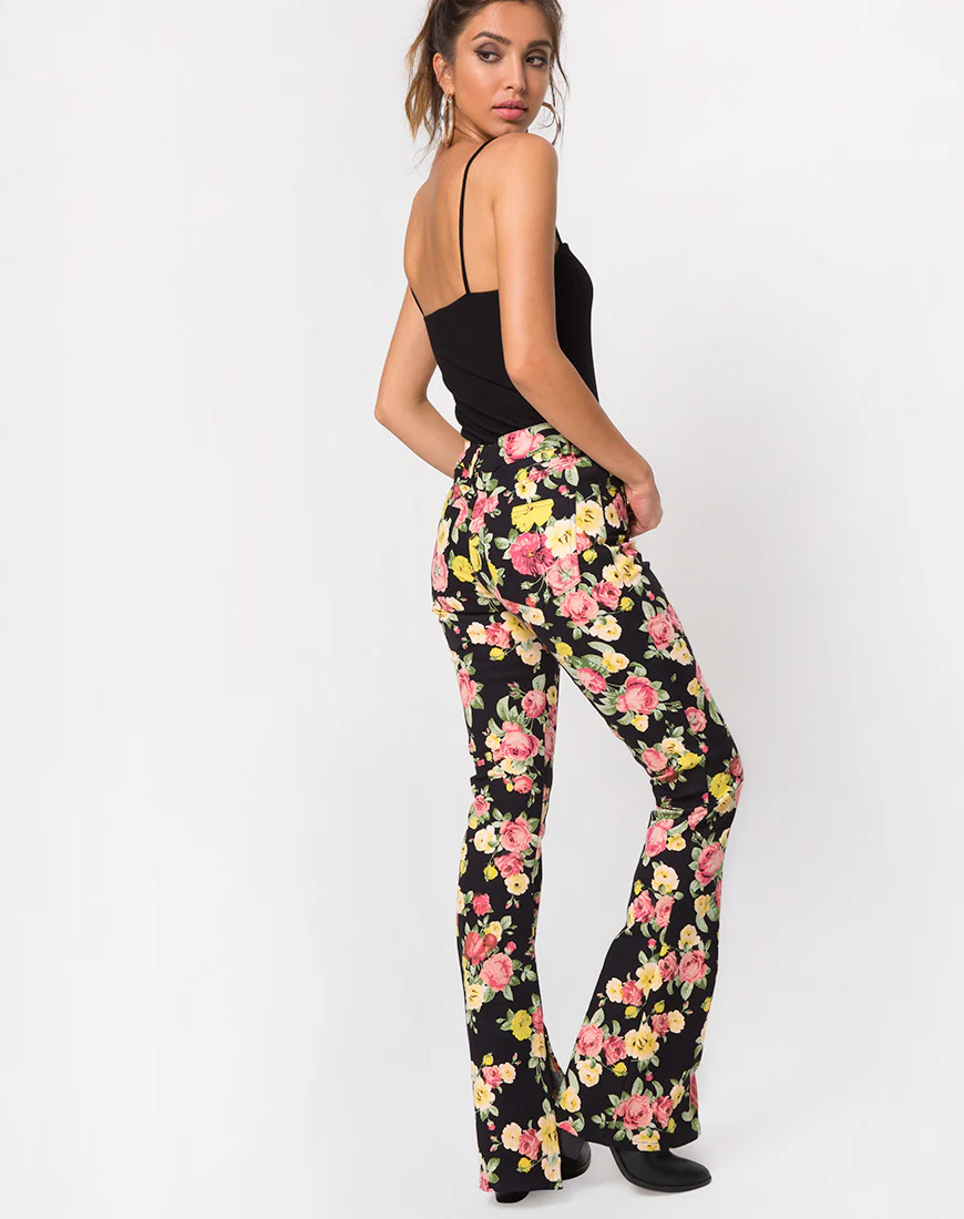Rejina Trouser in Vintage Bloom - Image 2