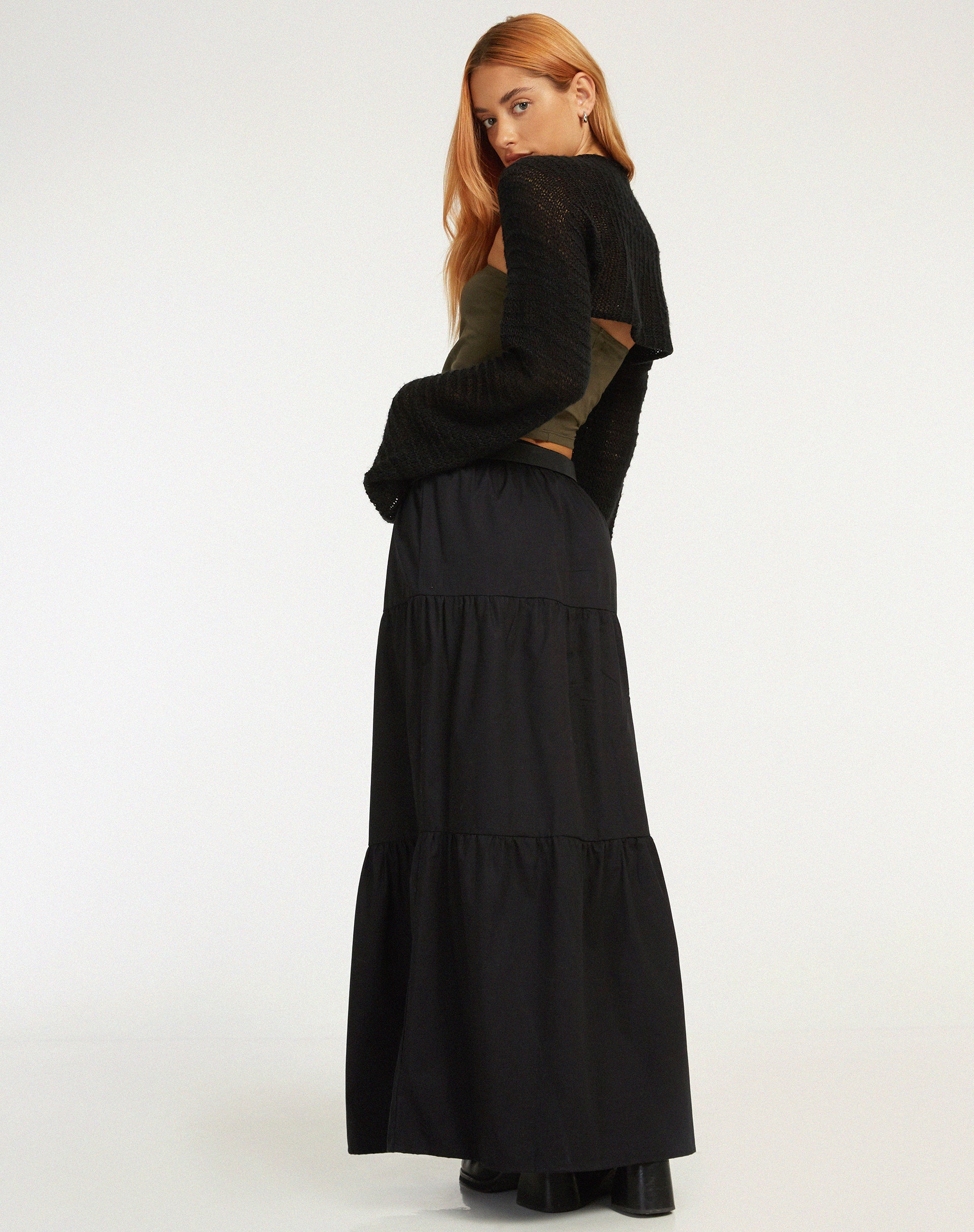 Remax Maxi Skirt in Black - Image 5