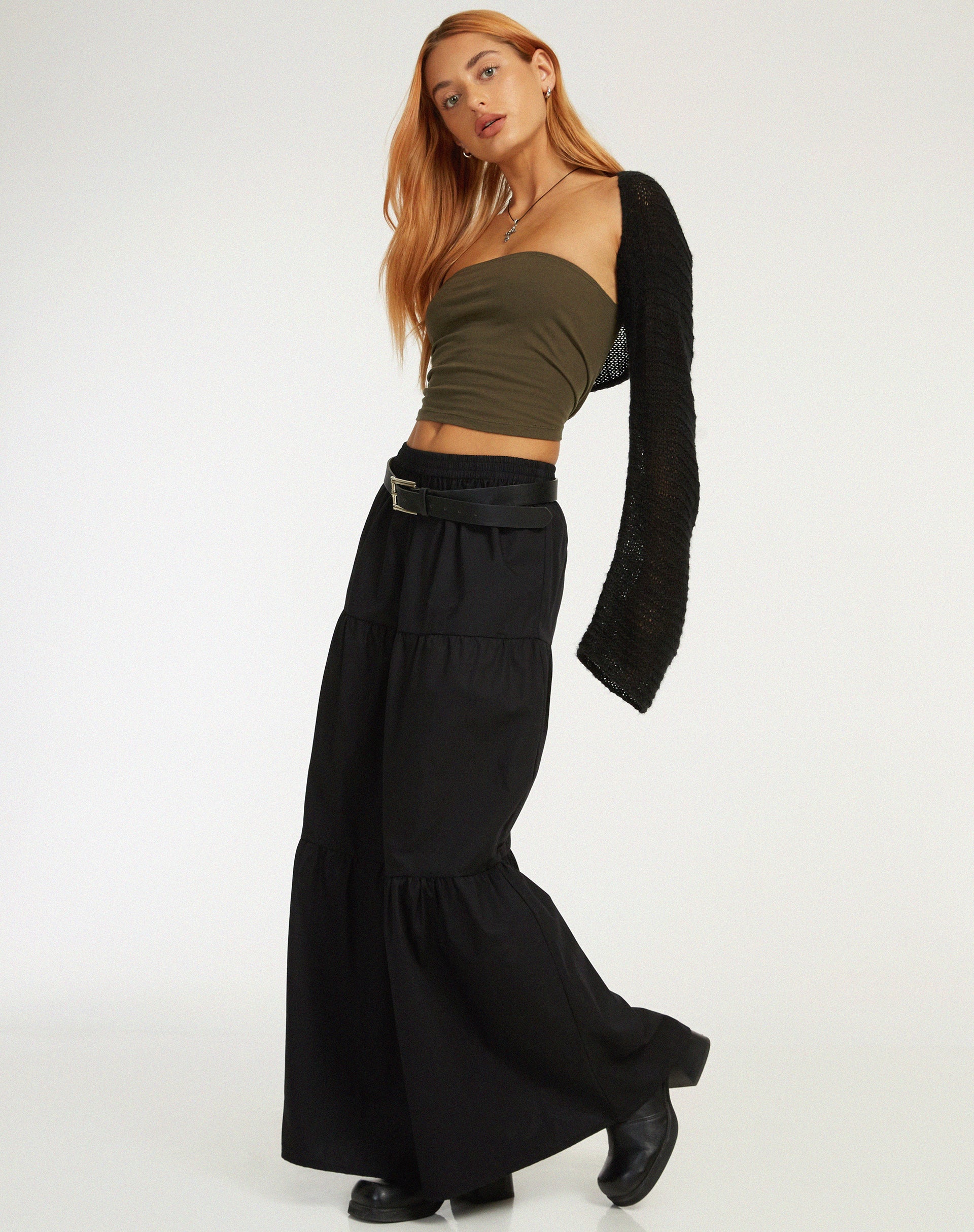 Remax Maxi Skirt in Black - Image 6
