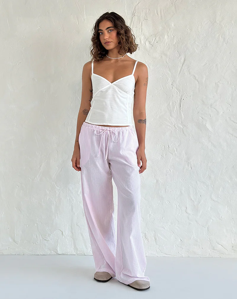 Rey Cami Top in Ivory - Image 3