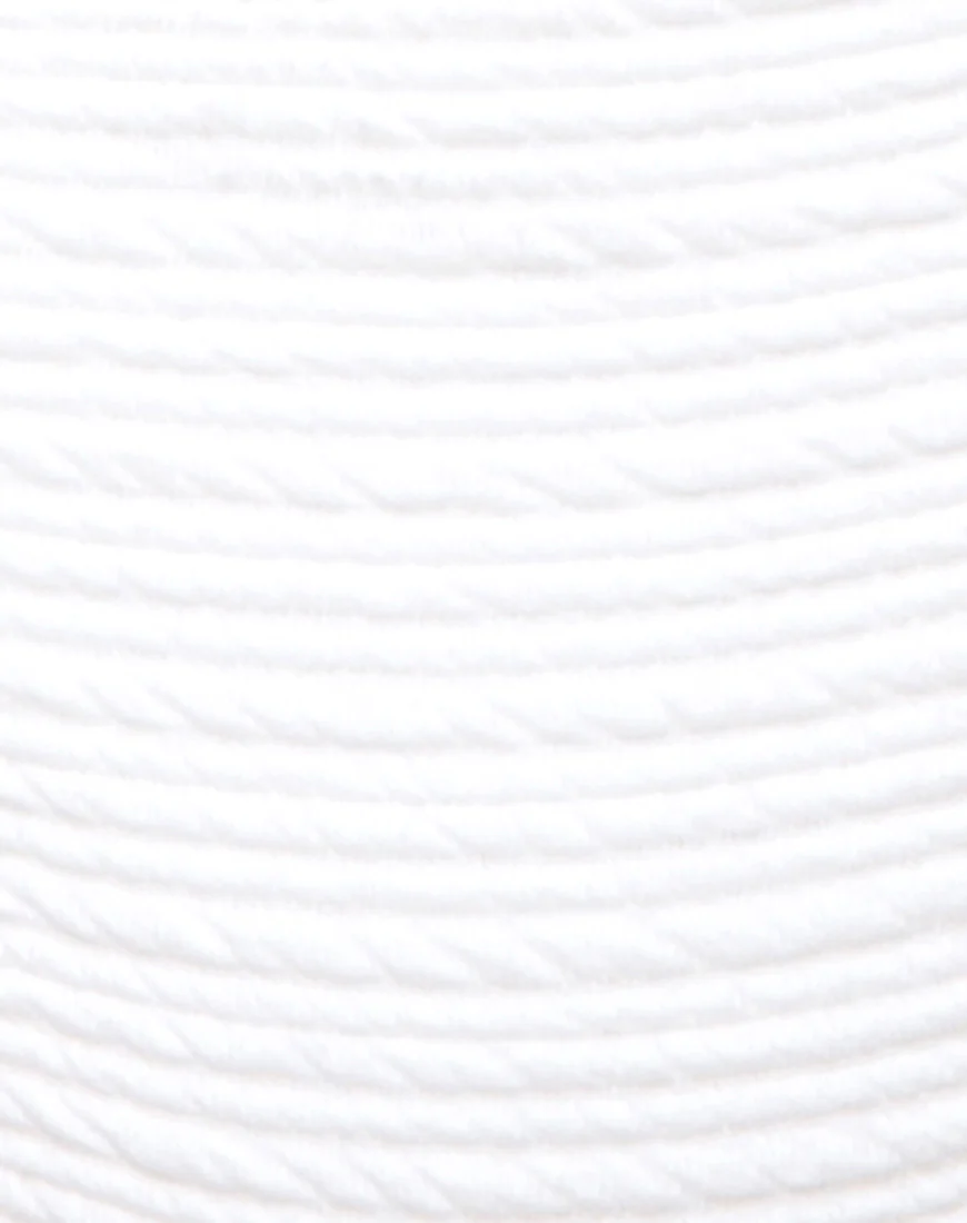 Ribel Bottom Bikini Multi Rib Textured Ivory - Image 5